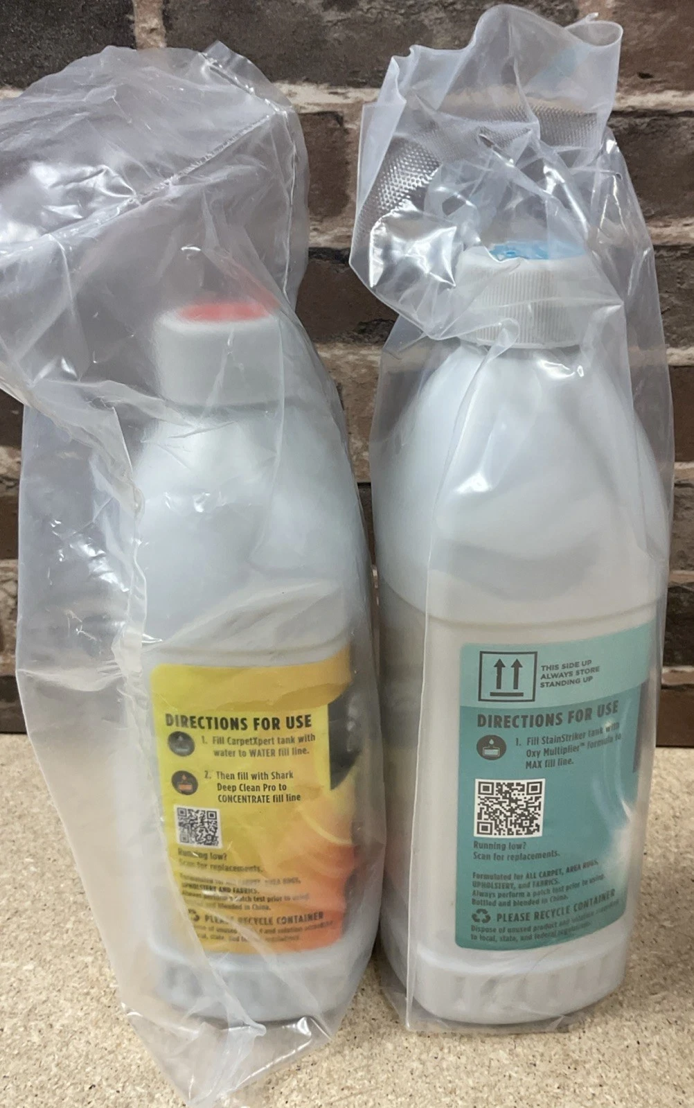 Shark StainStriker Cleaners Bundle 16oz Oxy Multiplier & 12oz Deep Clean