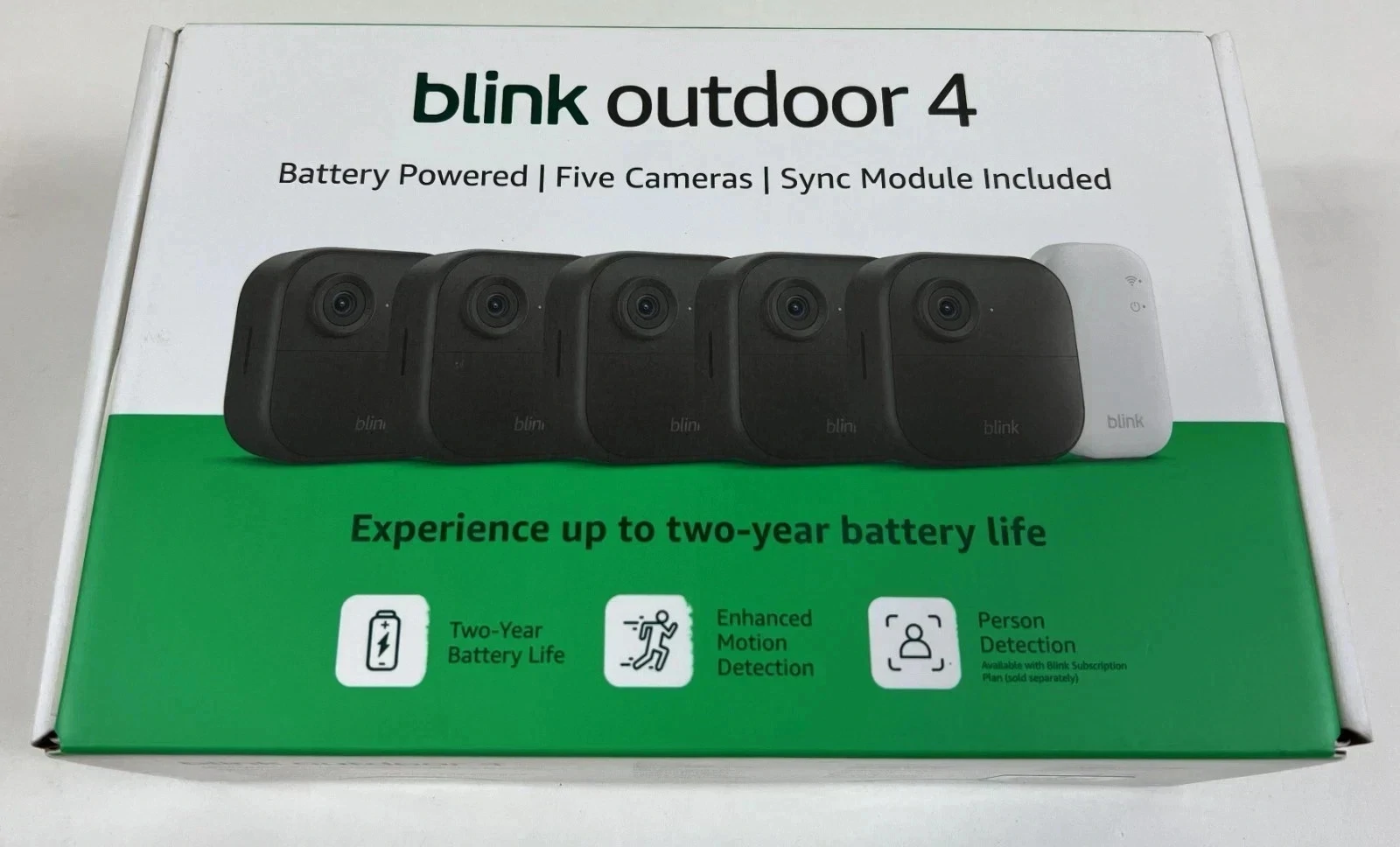 Blink Outdoor 4 Wireless Smart 5 Camera System w/ Sync Module Core 4th Gen