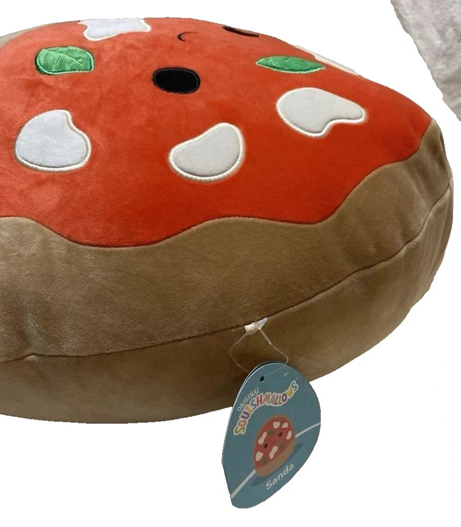 Original Squishmallows 14" Sanda Margherita Pizza Slice Plush New
