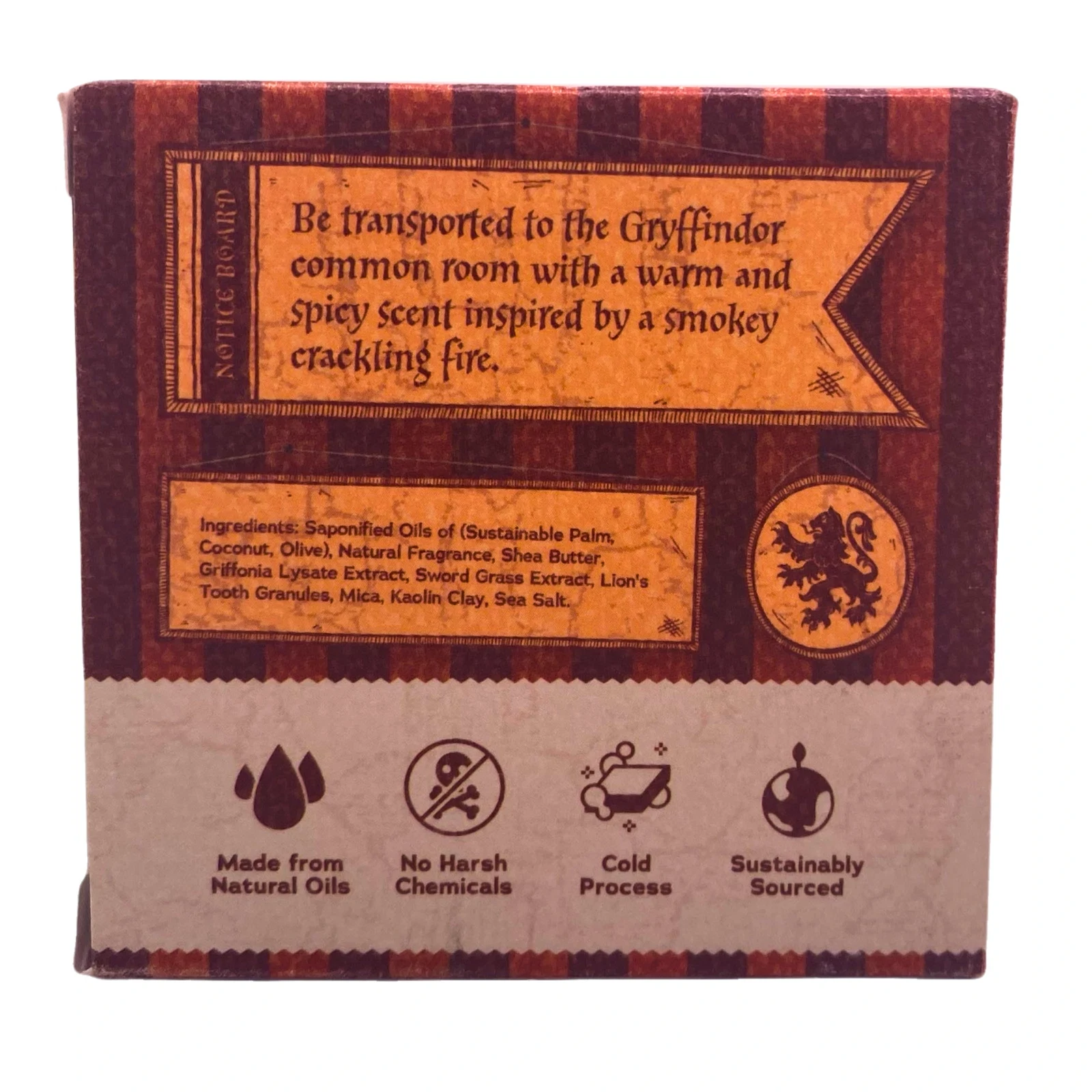 Dr. Squatch Men's Harry Potter LIMITED EDITION Bricc of the Brave-Heavy Grit Soap