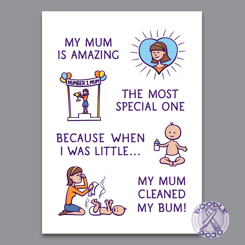 My Mum is Amazing Mother's Day Card