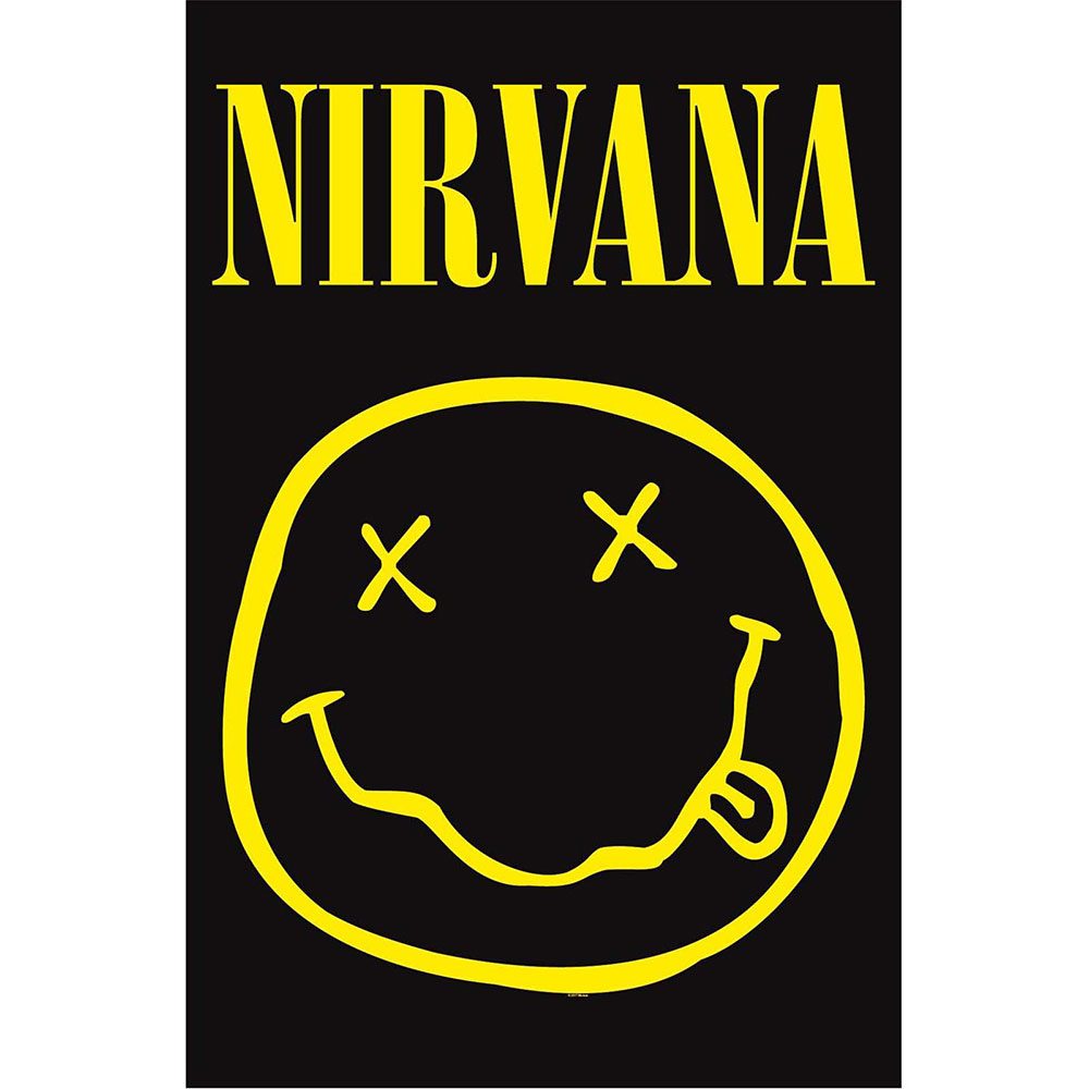 NIRVANA TEXTILE POSTER: SMILEY
