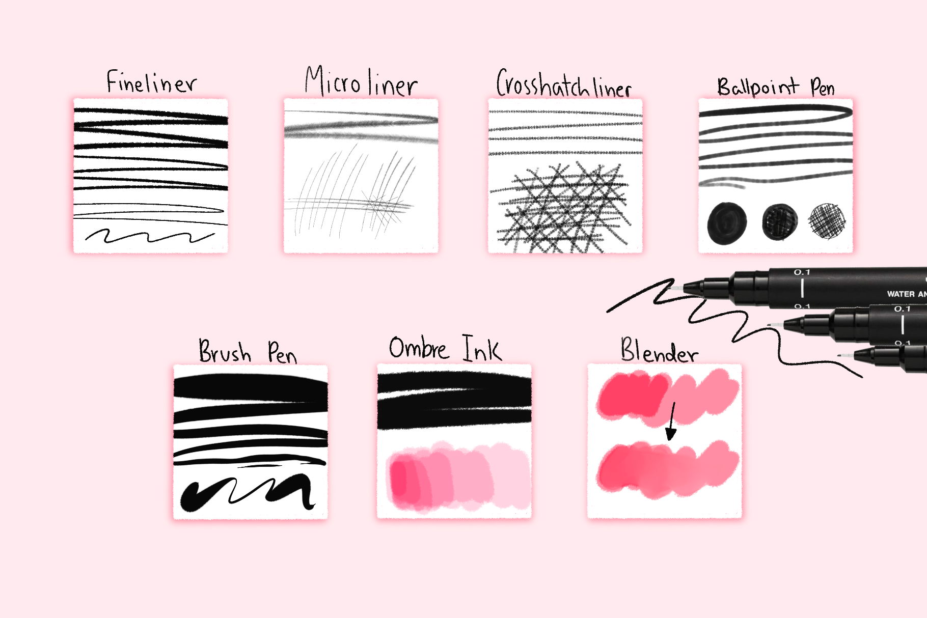 Procreate Floral Inking Brushes