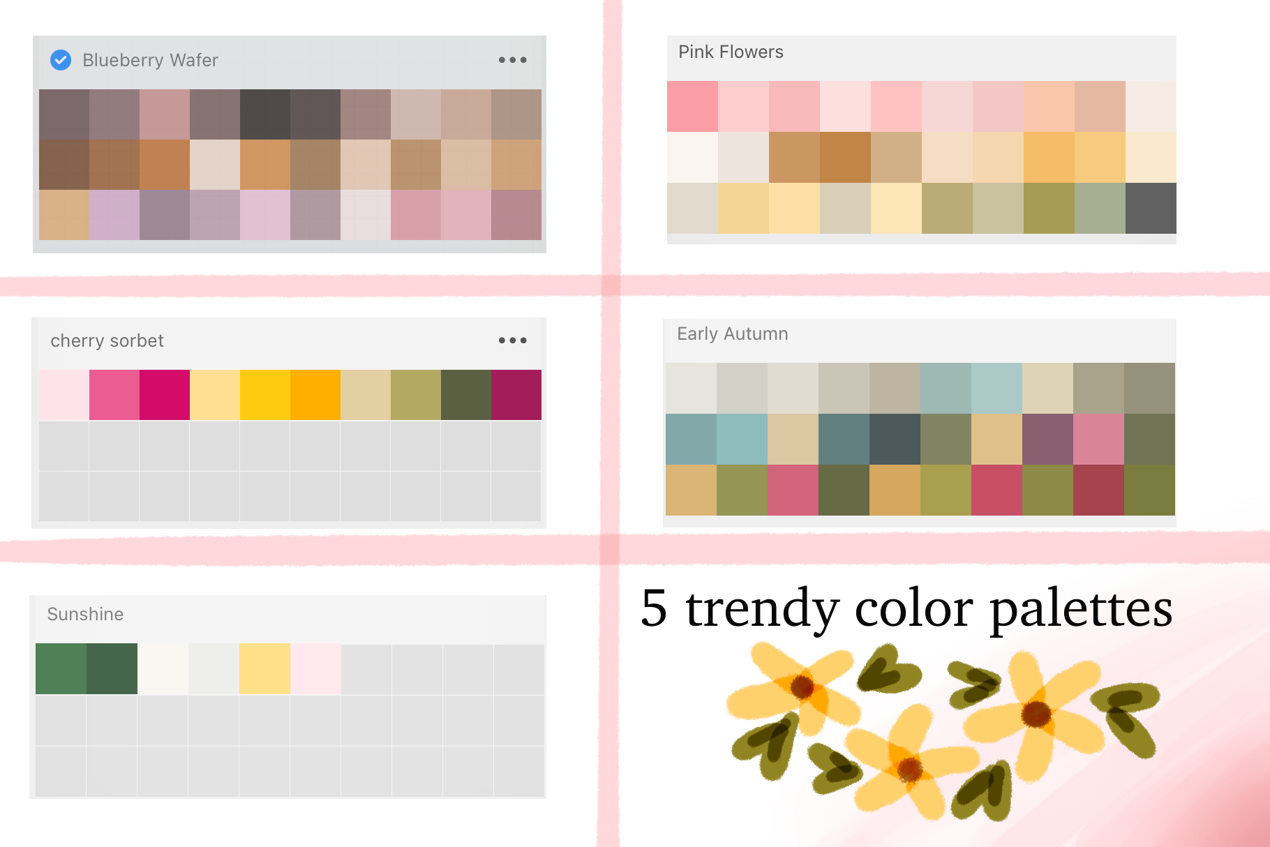 Procreate Floral Inking Brushes