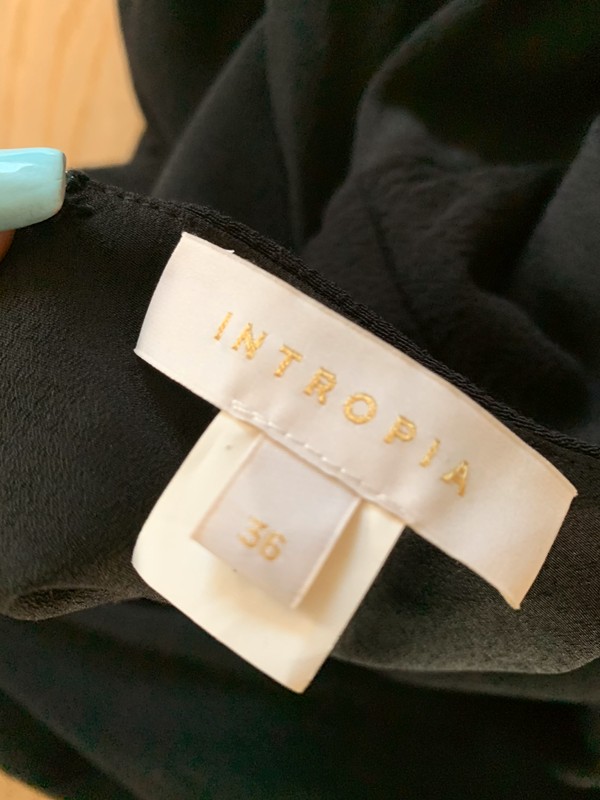 Intropia black dress