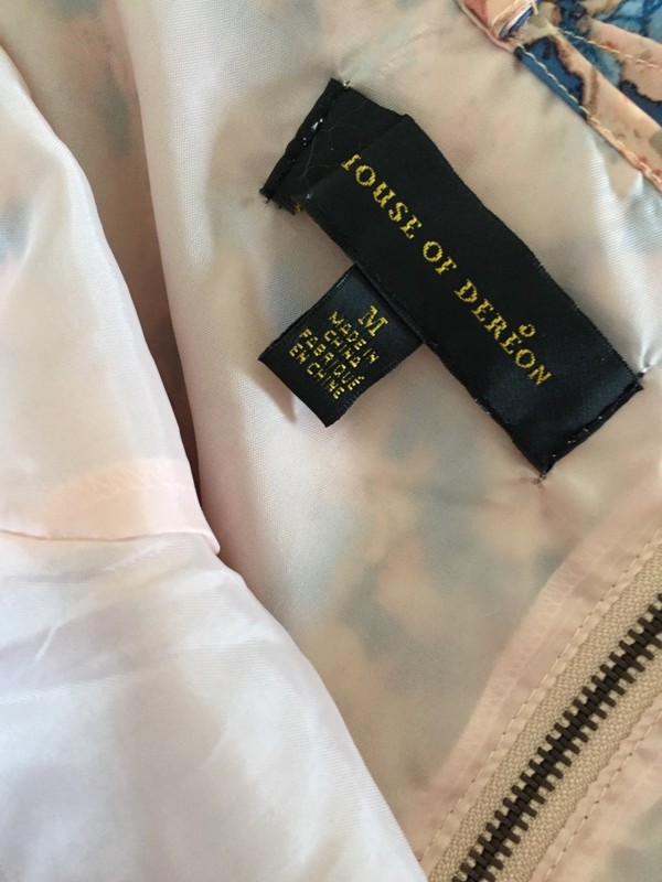 House of dereon dress