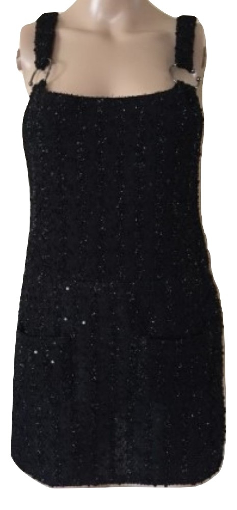 Zara dungaree black dress