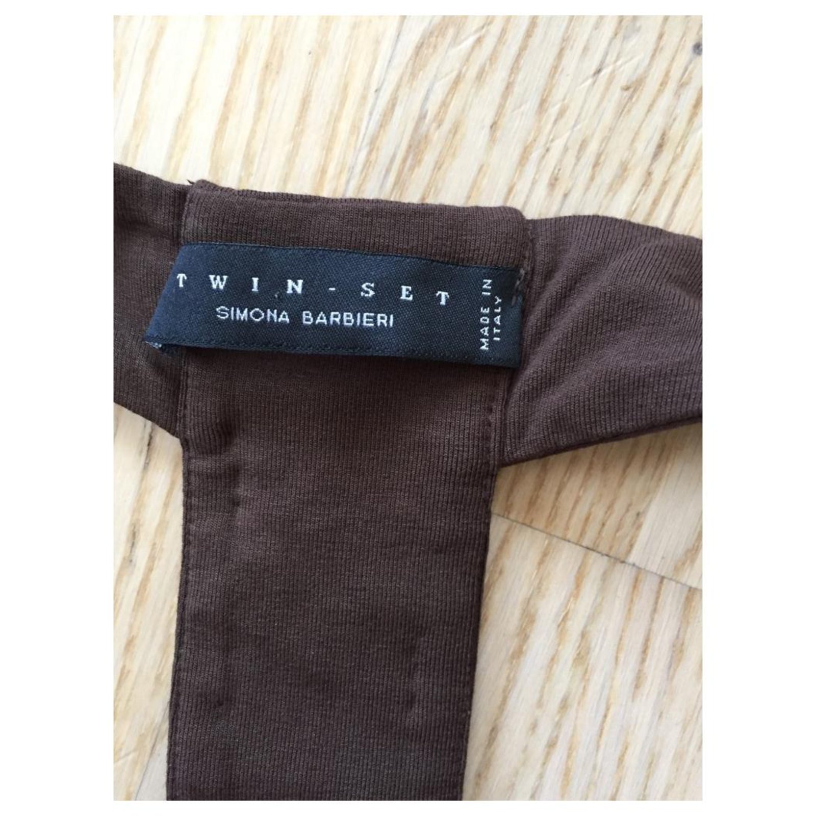 Twin Set Simona Barbieri brown dress