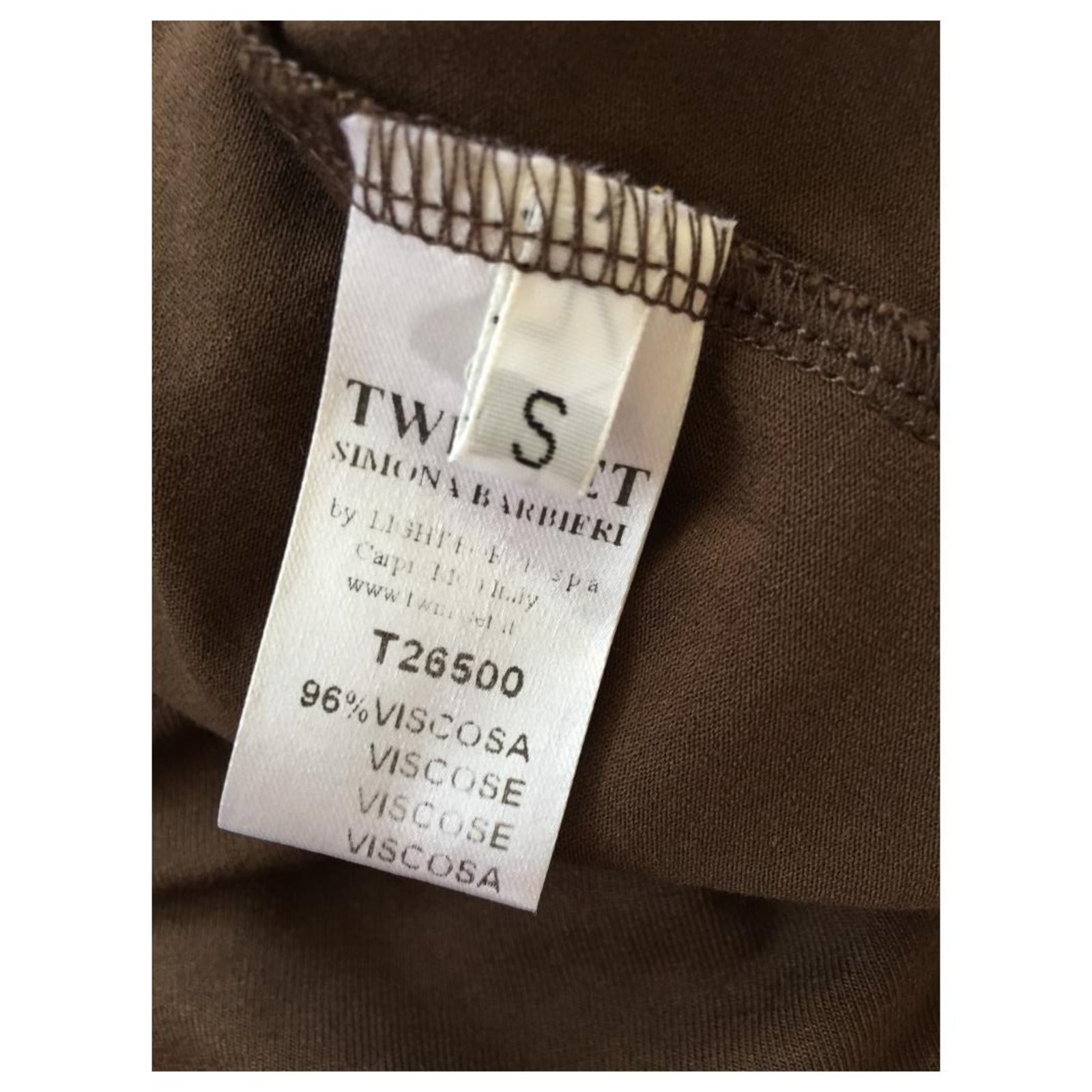 Twin Set Simona Barbieri brown dress