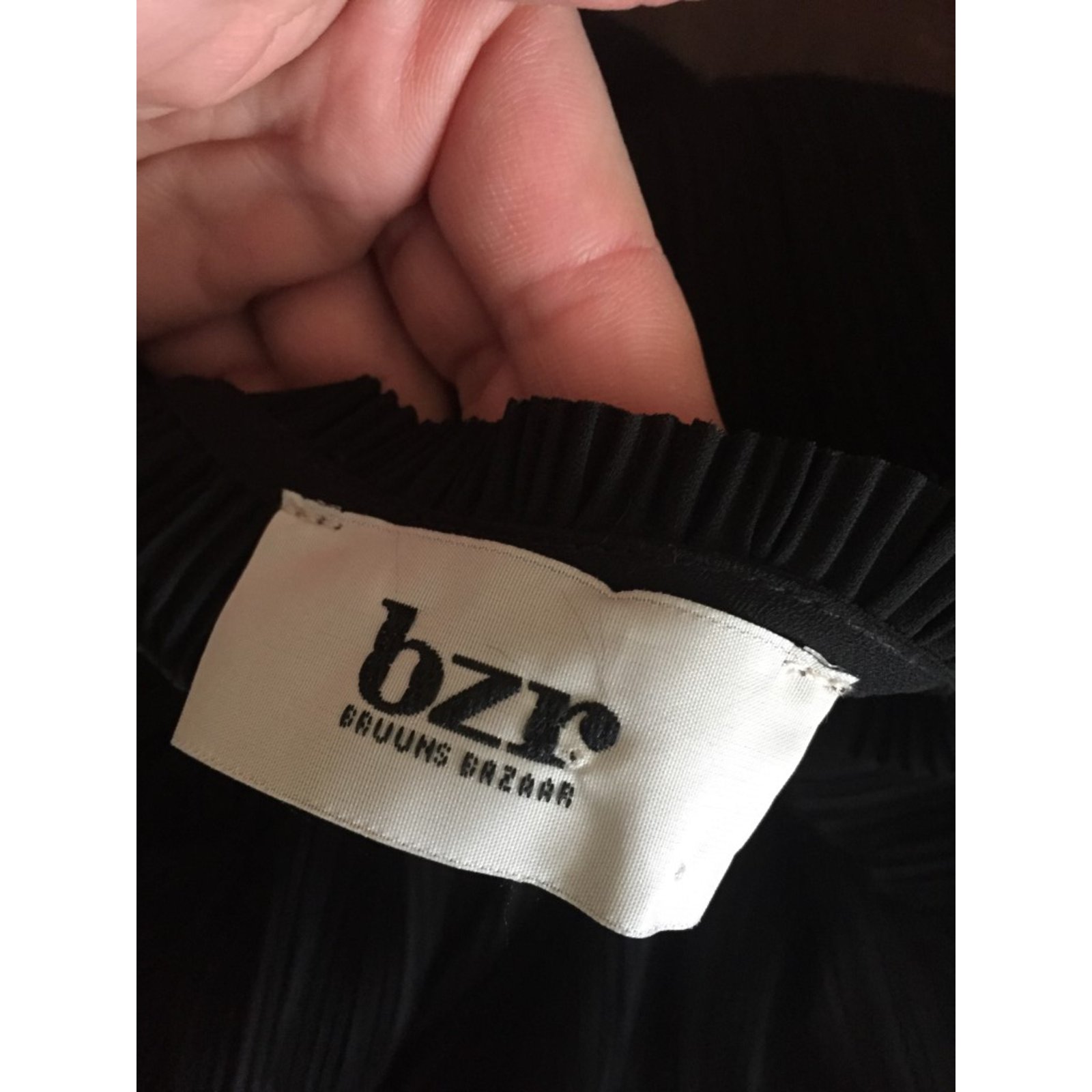 Bruuns bazaar black midi dress