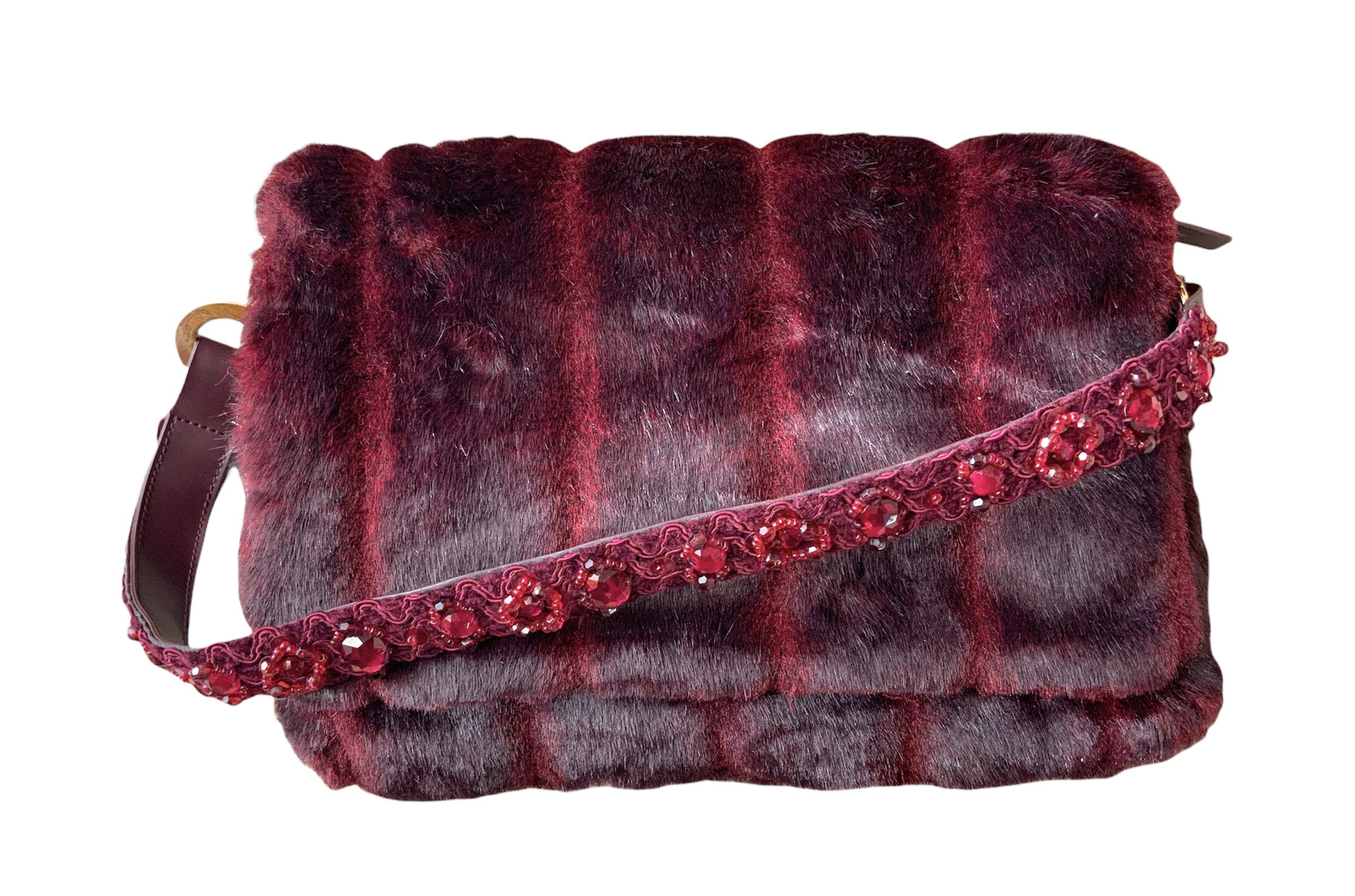 Tosca Blu faux fur bag
