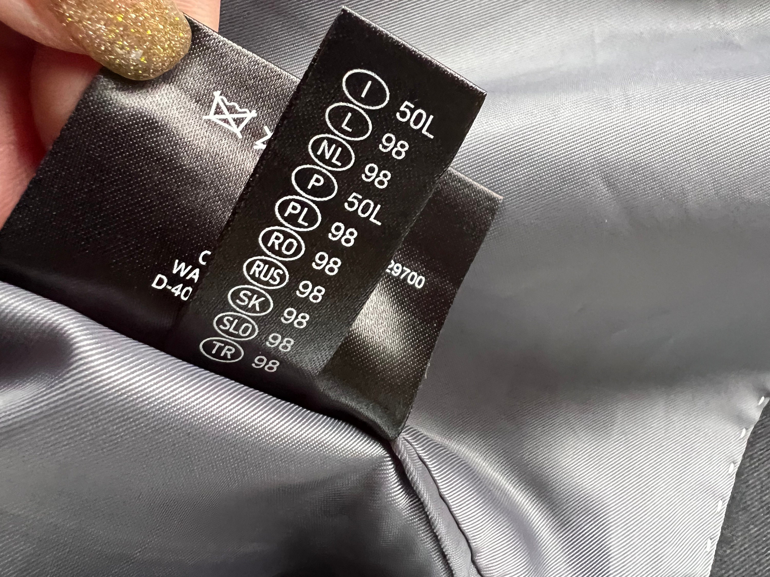 Angelo Litrico black blazer, 50L