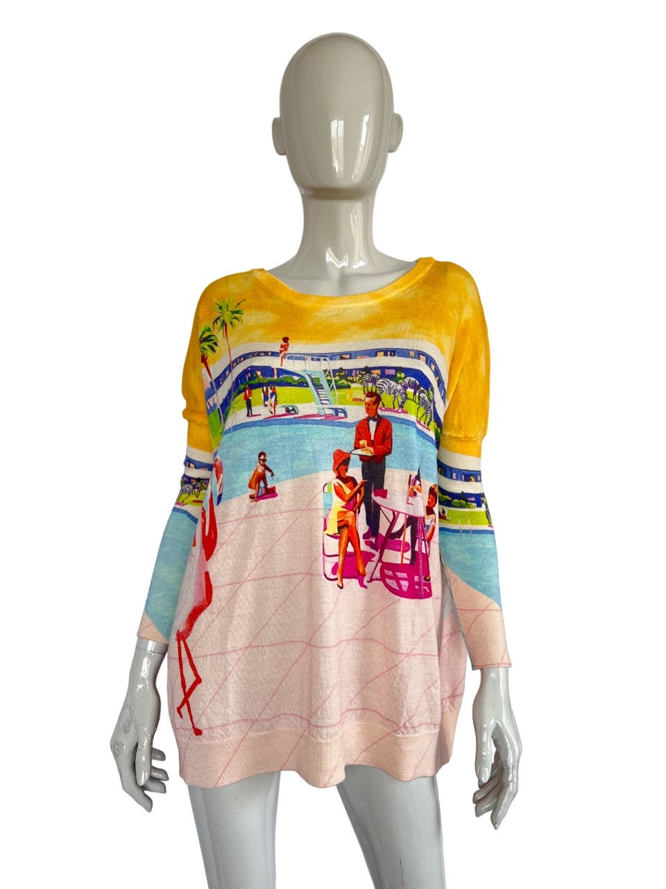 Printed Art Work women's sweater, RRP 698EUR