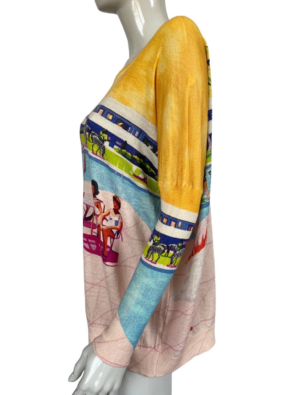 Printed Art Work women's sweater, RRP 698EUR
