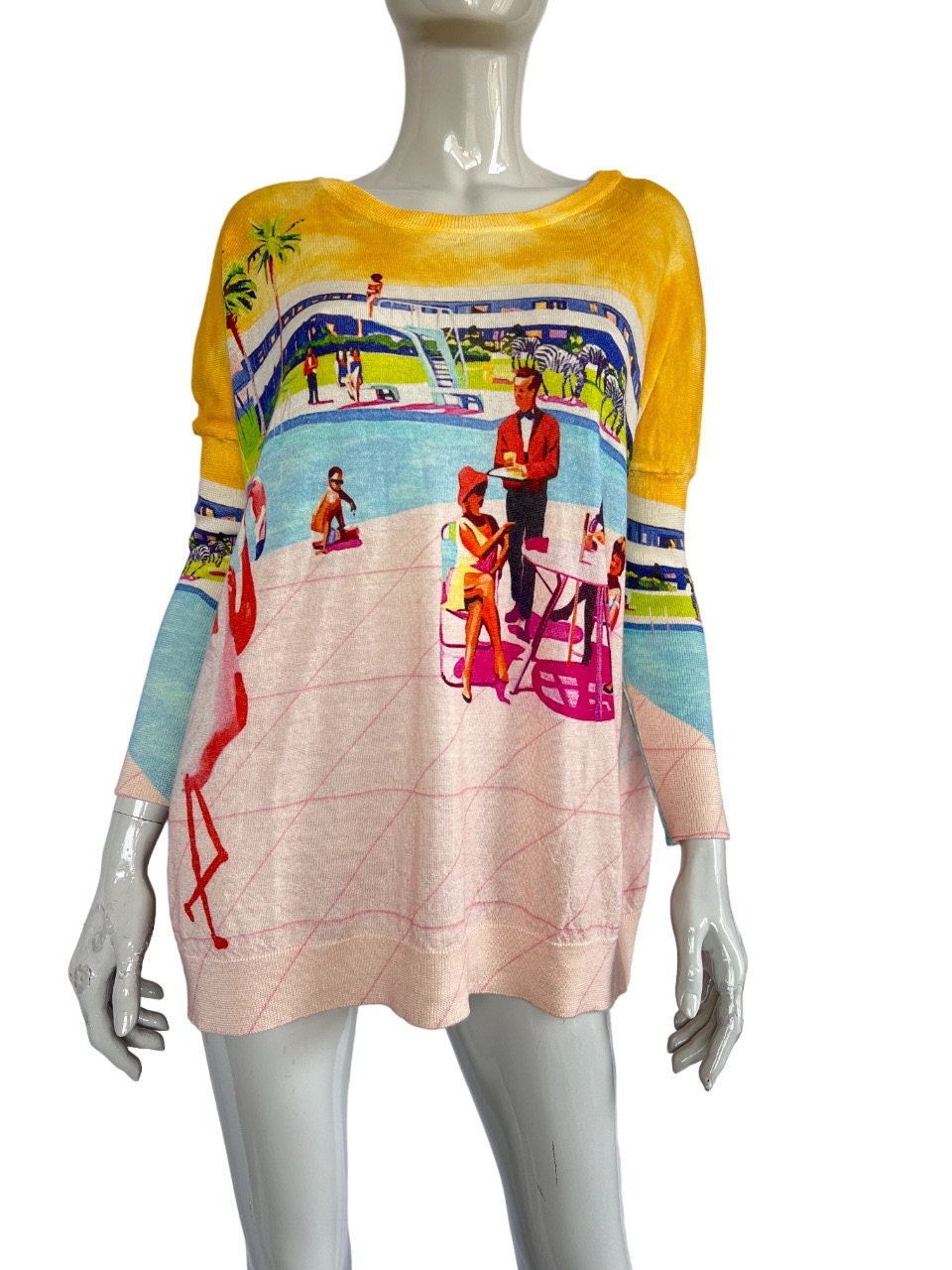 Printed Art Work women's sweater, RRP 698EUR