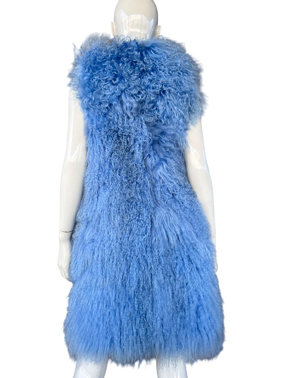 Real llama  fur vest XS