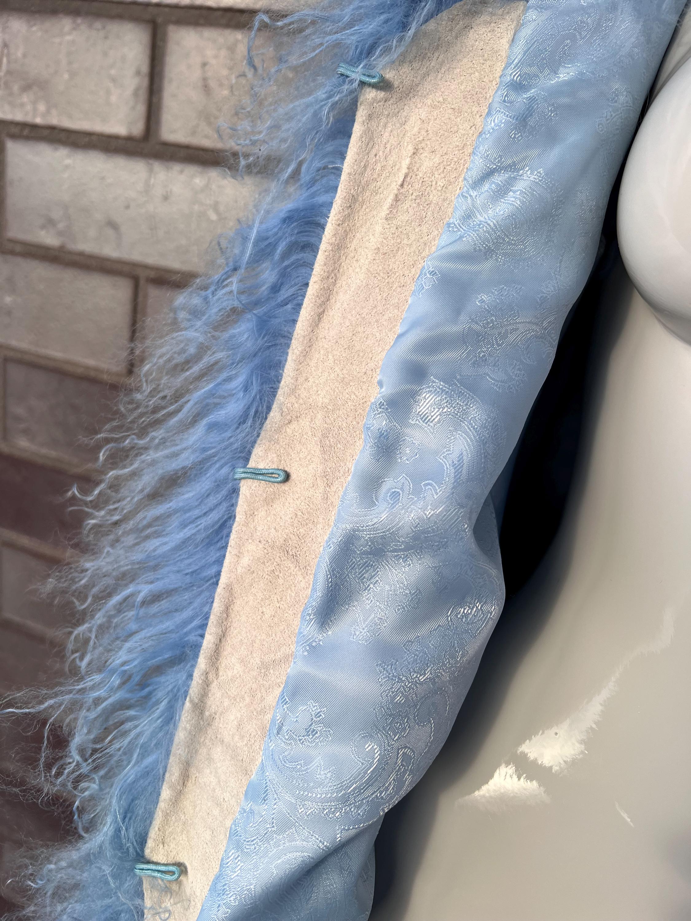 Real llama  fur vest XS