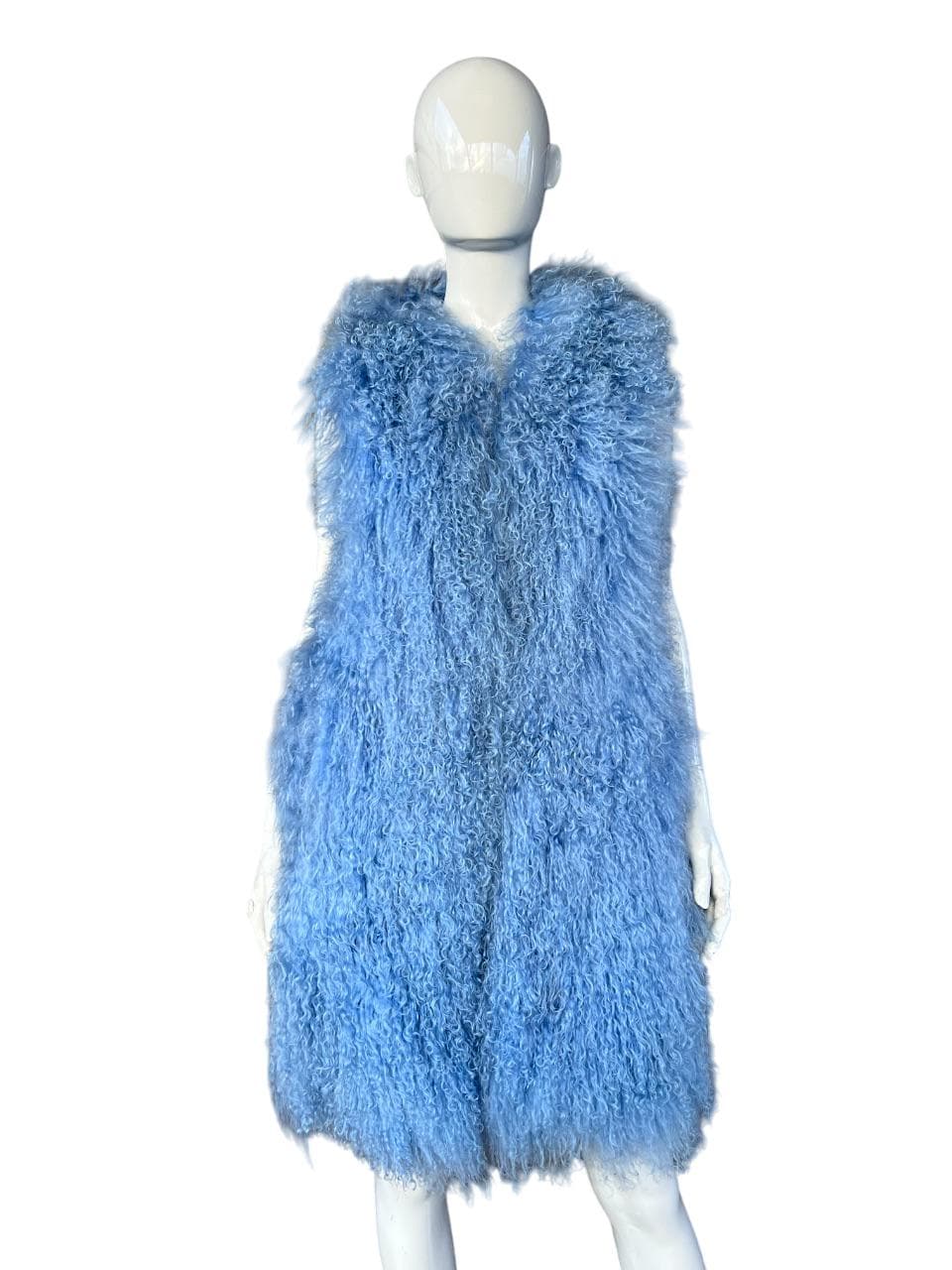 Real llama  fur vest XS