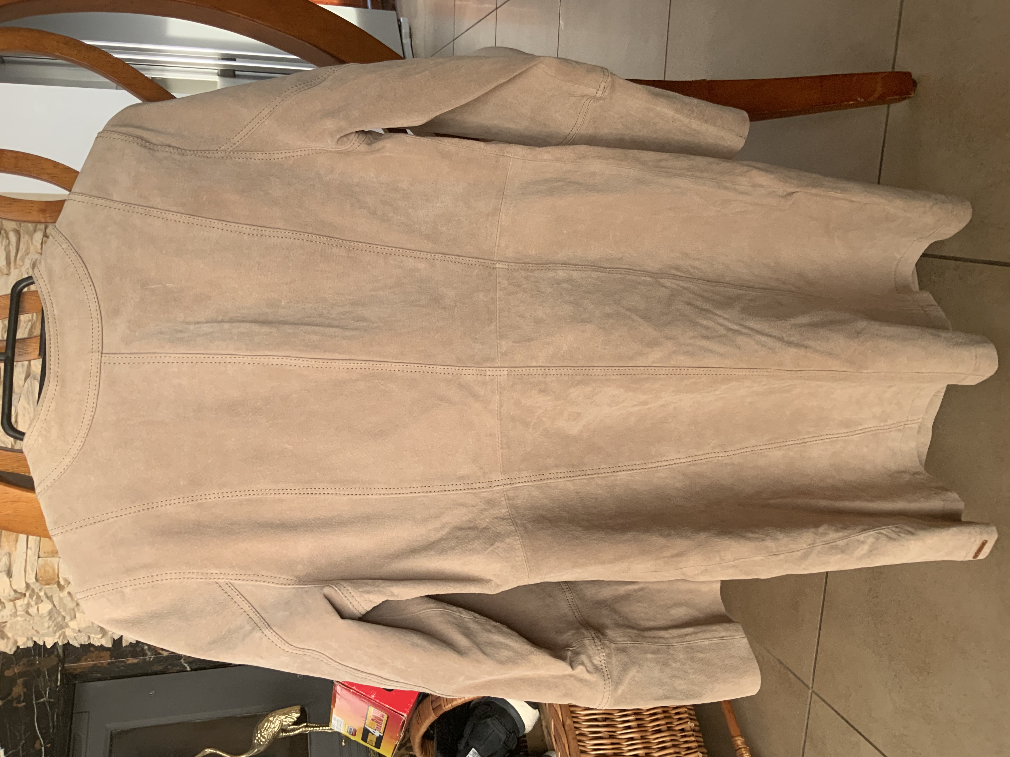 Rino Pelle suede leather coat