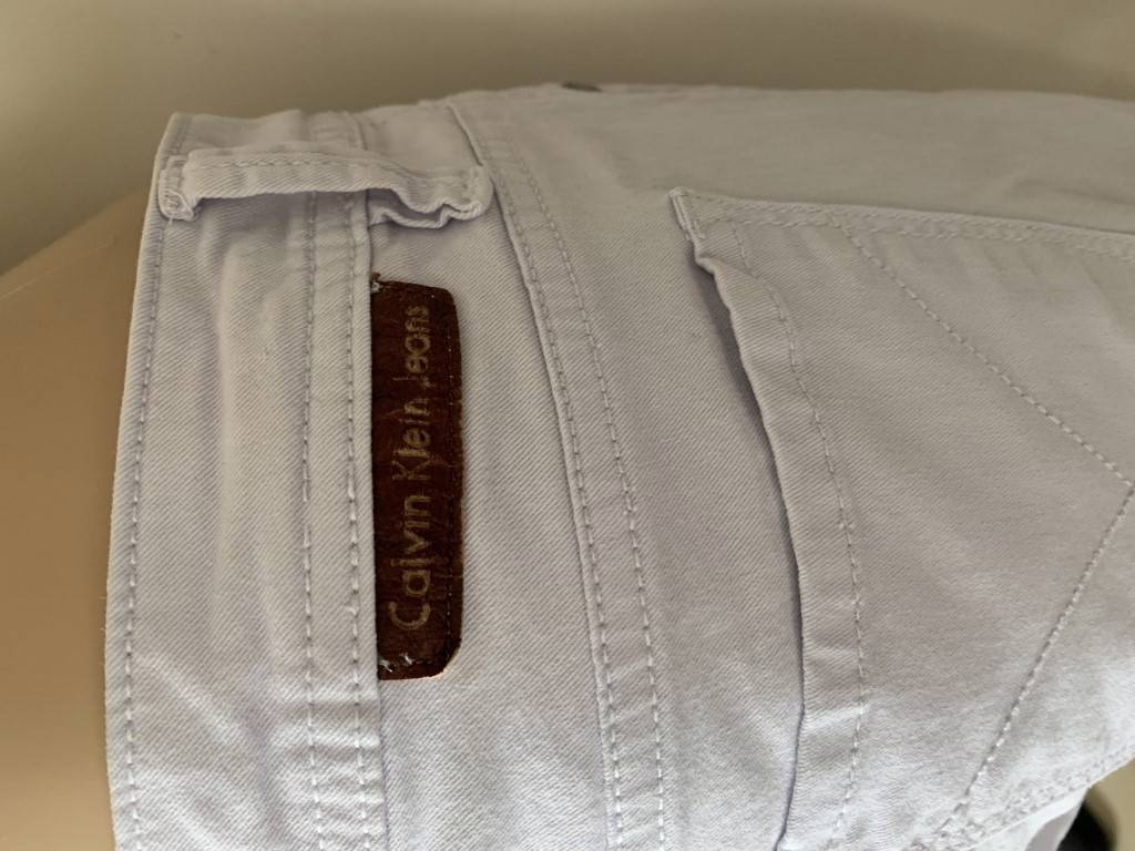 Calvin Klein Skinny Crop Lilac Lavender Jeans RN36009