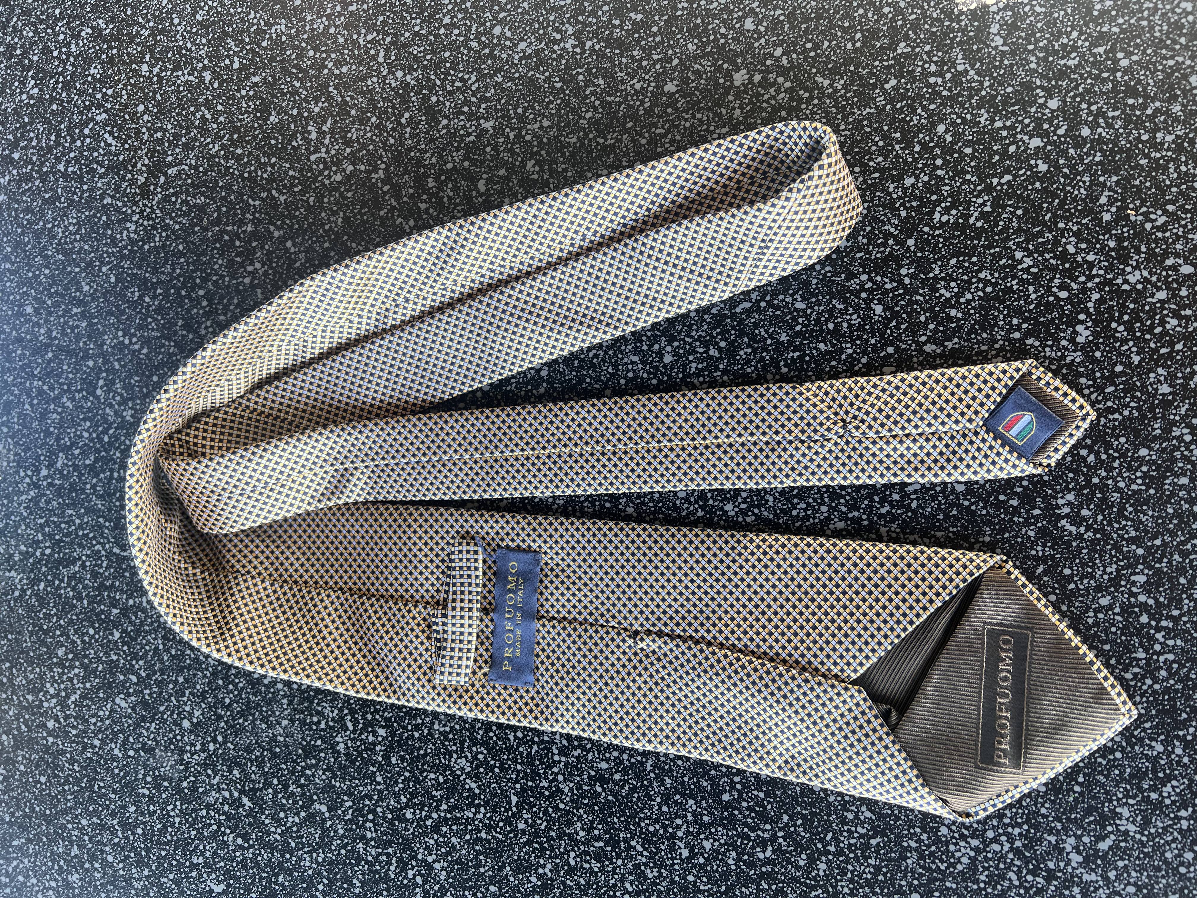 Profuomo silk tie
