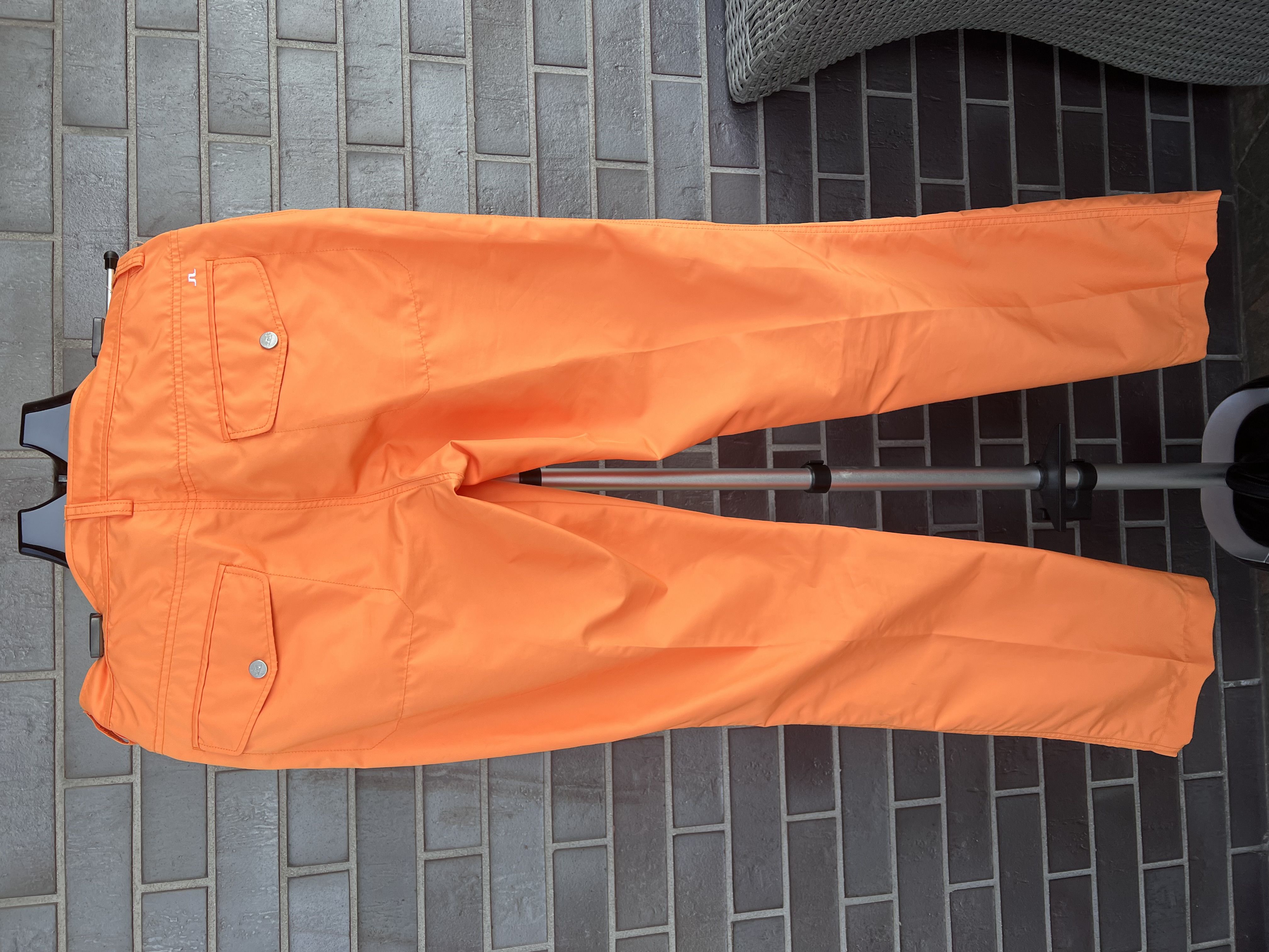 LINDEBERG Men's Slim Fit Orange Pants, size W32" x L34"