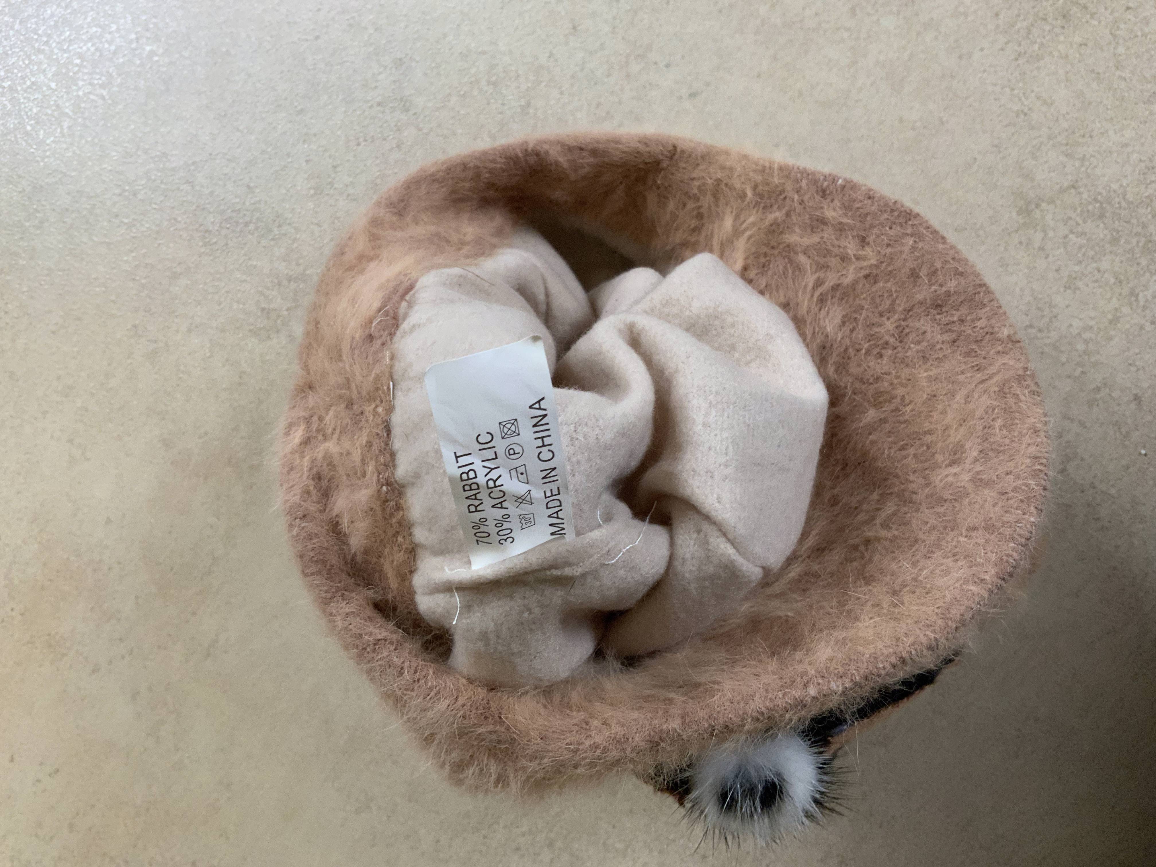 Fur women's hat