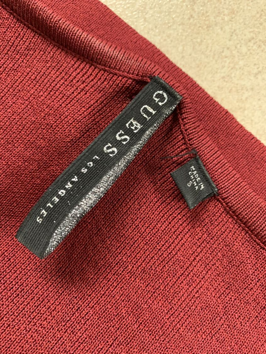 Guess red mini dress