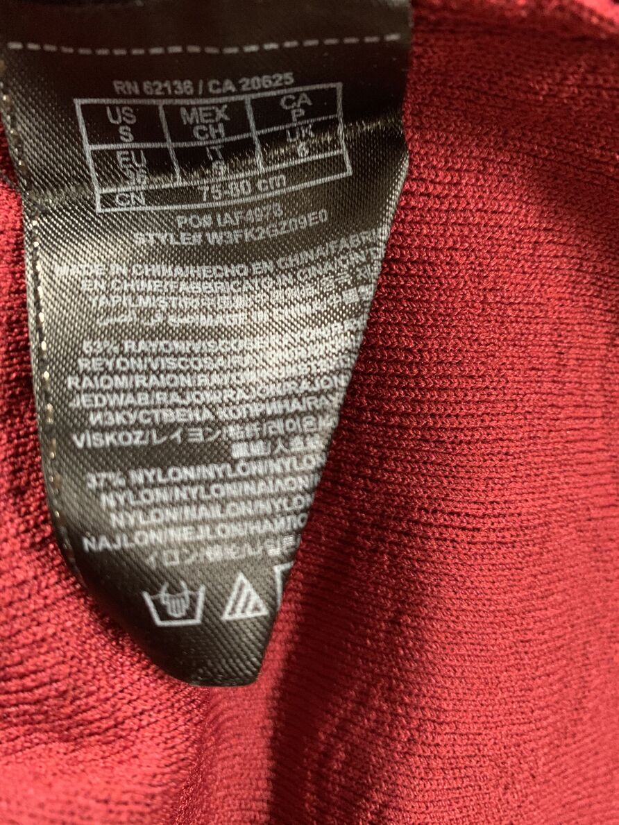Guess red mini dress