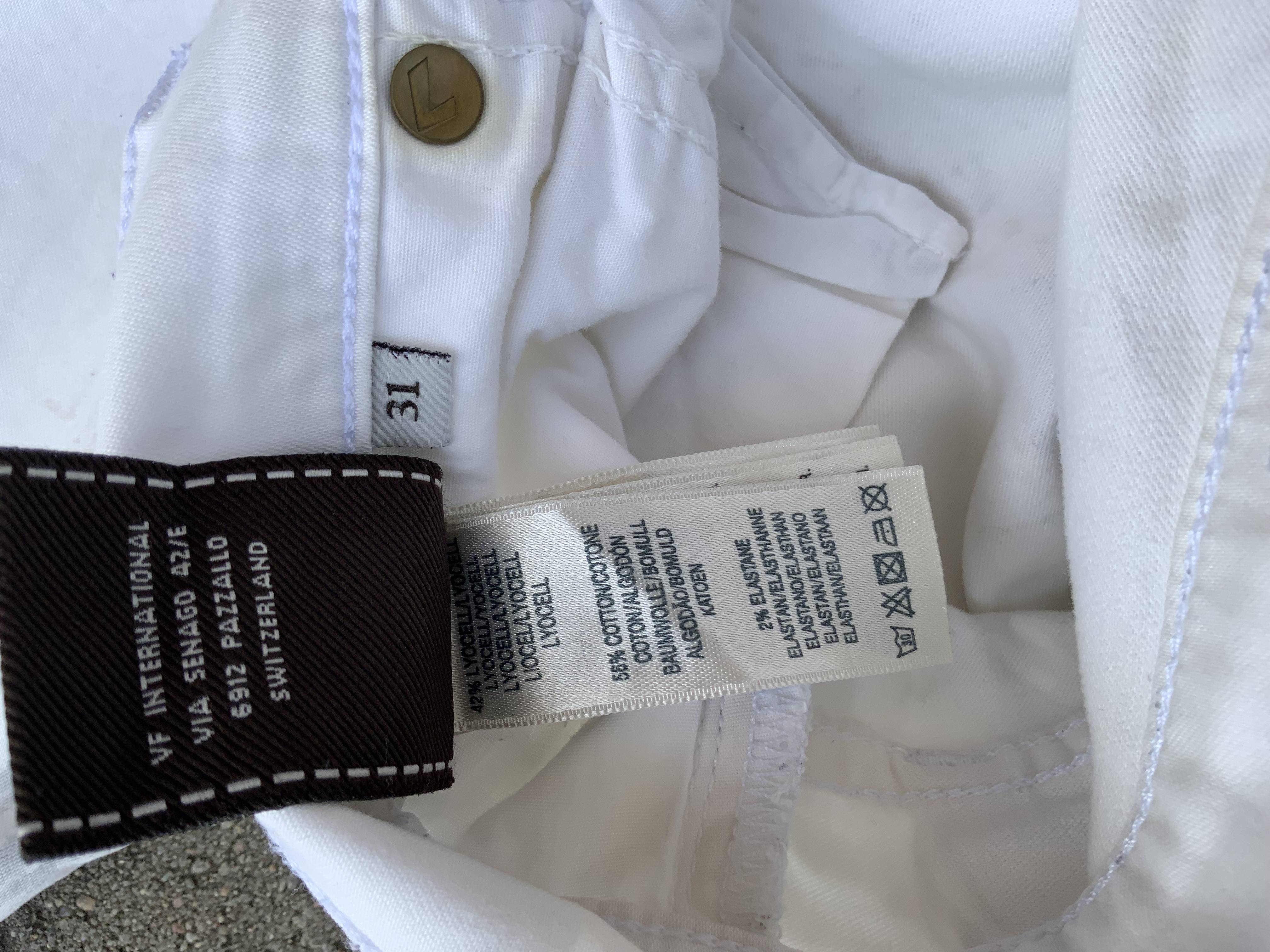 7 For All Mankind white pants 31