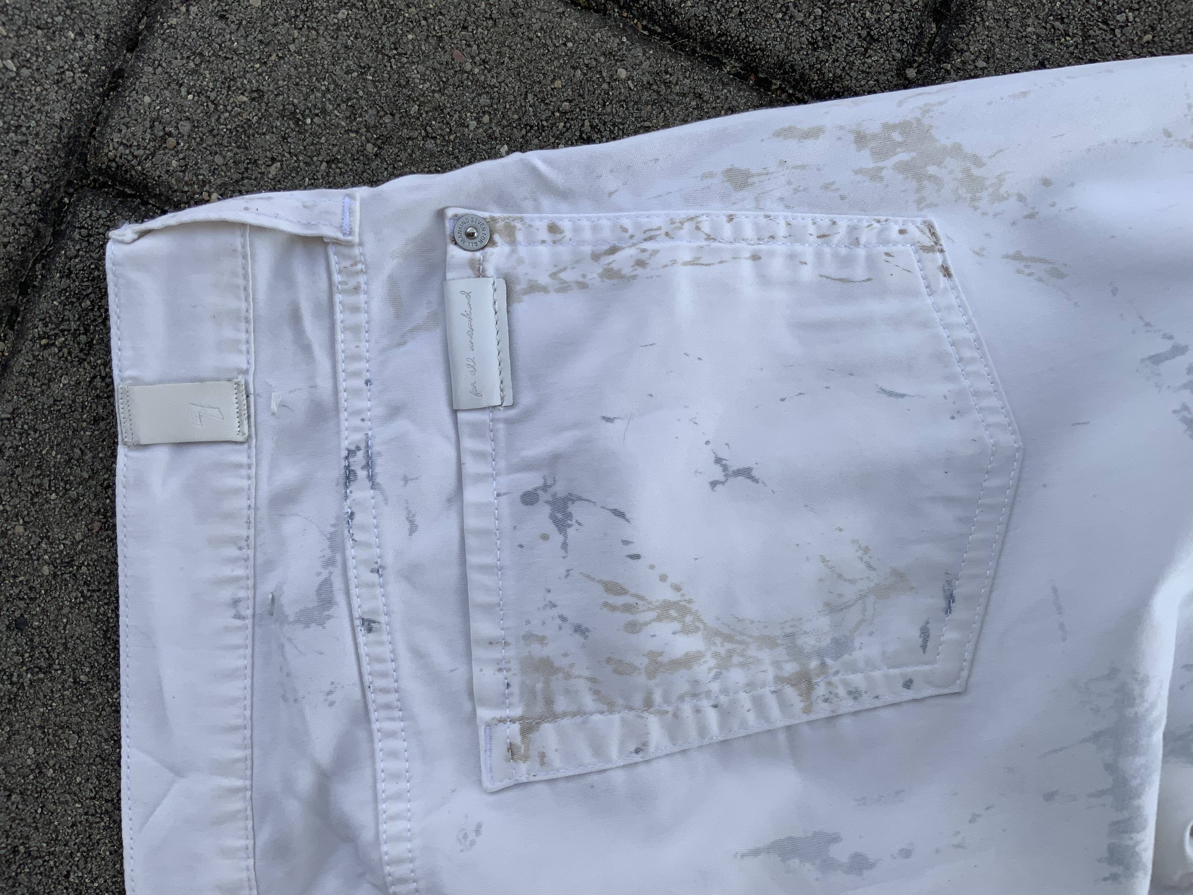 7 For All Mankind white pants 31