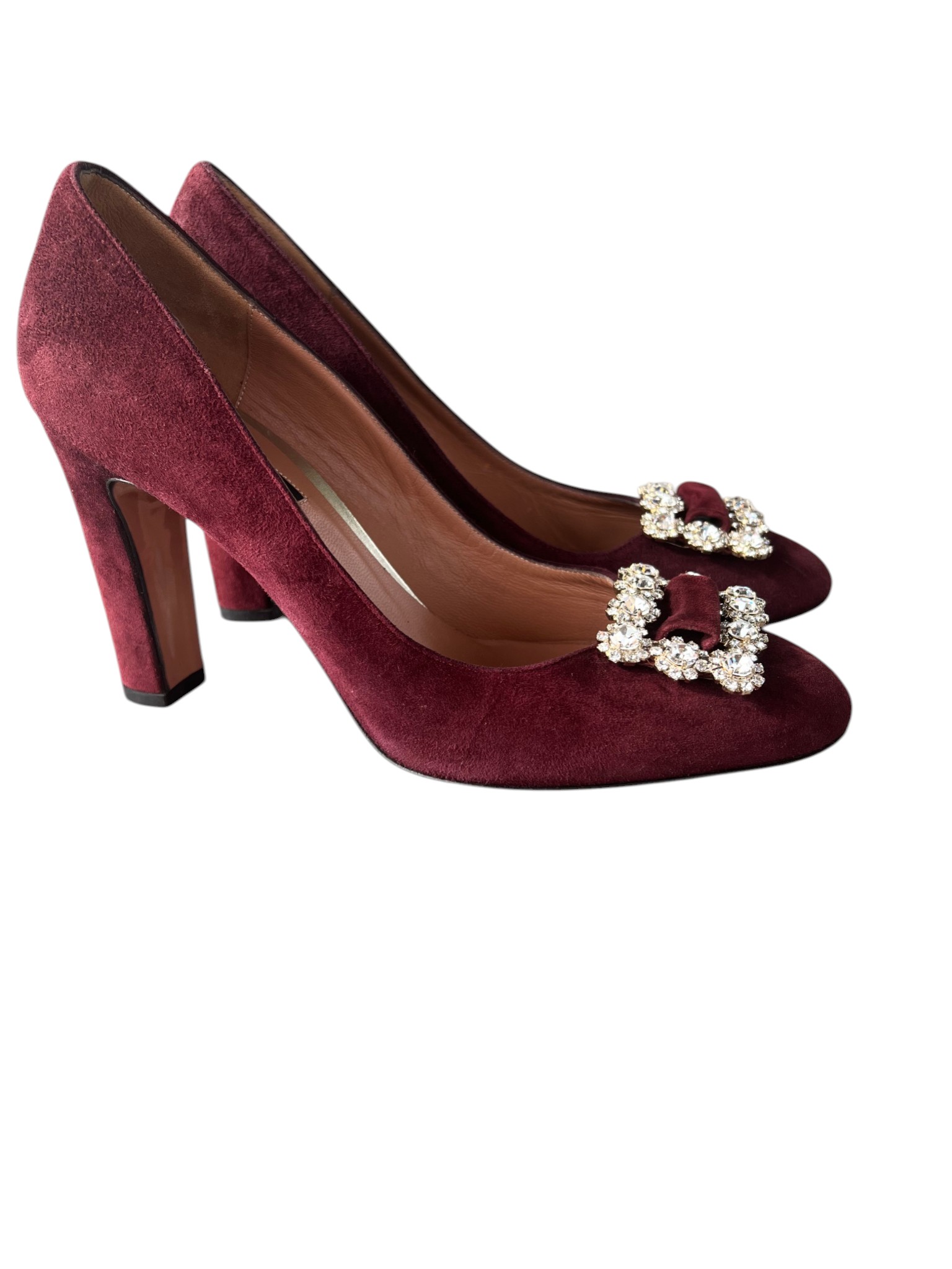 Oxitaly Fratelli Russo with rhinestone buckle pumps EU40.5