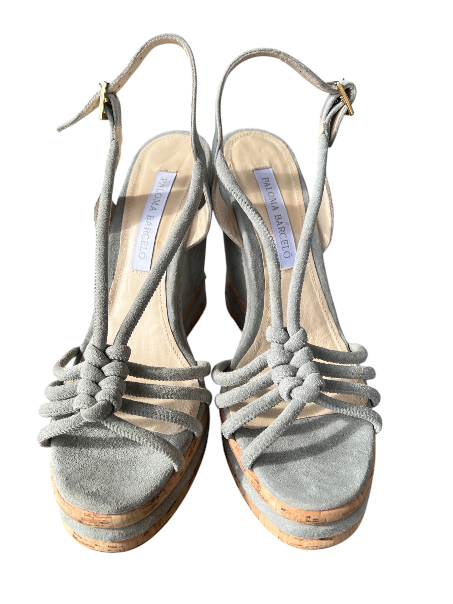 Paloma Barcelò women's suede wedge sandals