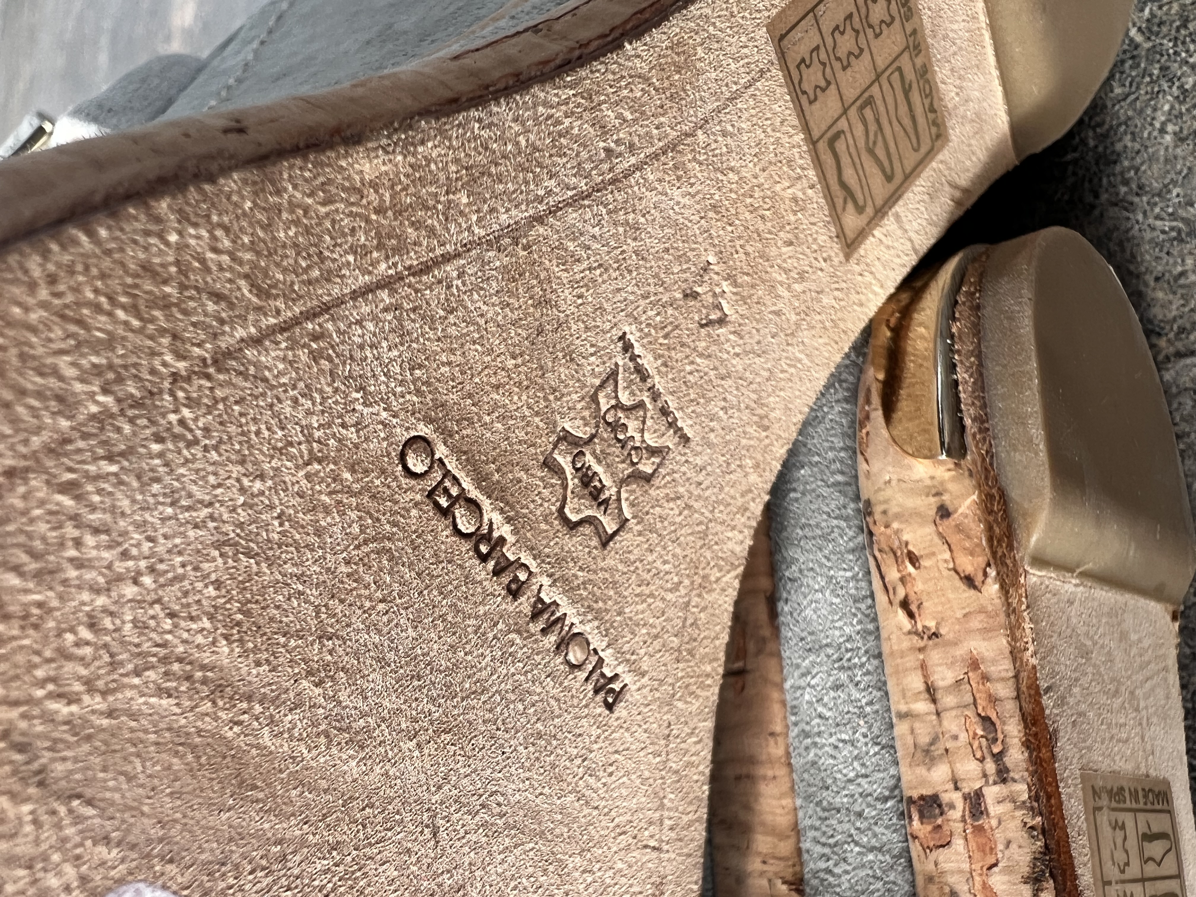 Paloma Barcelò women's suede wedge sandals