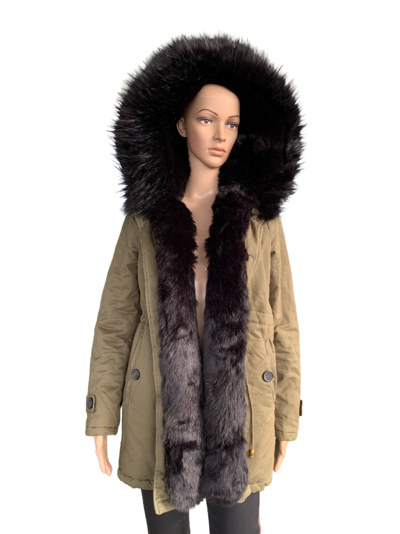 Les Soeurs K Paris parka with fur