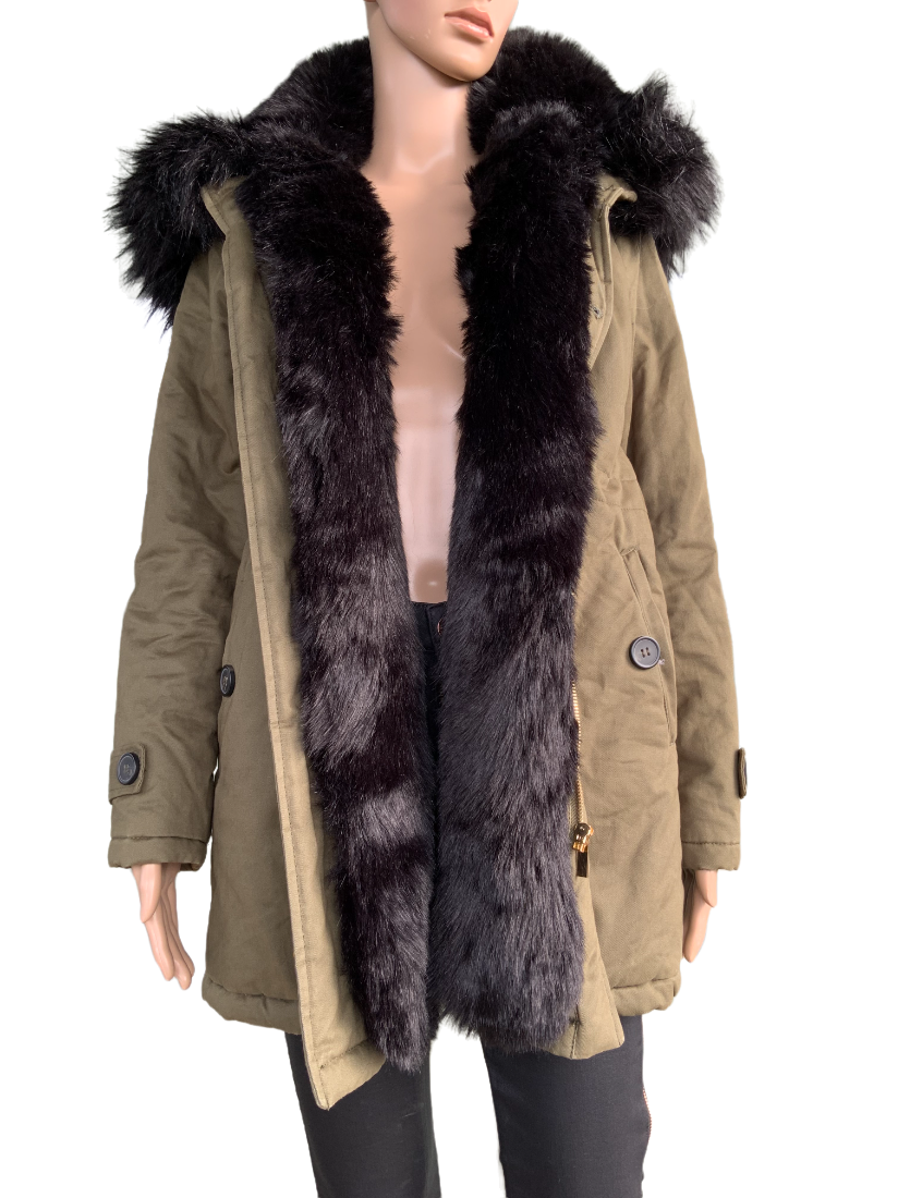 Les Soeurs K Paris parka with fur