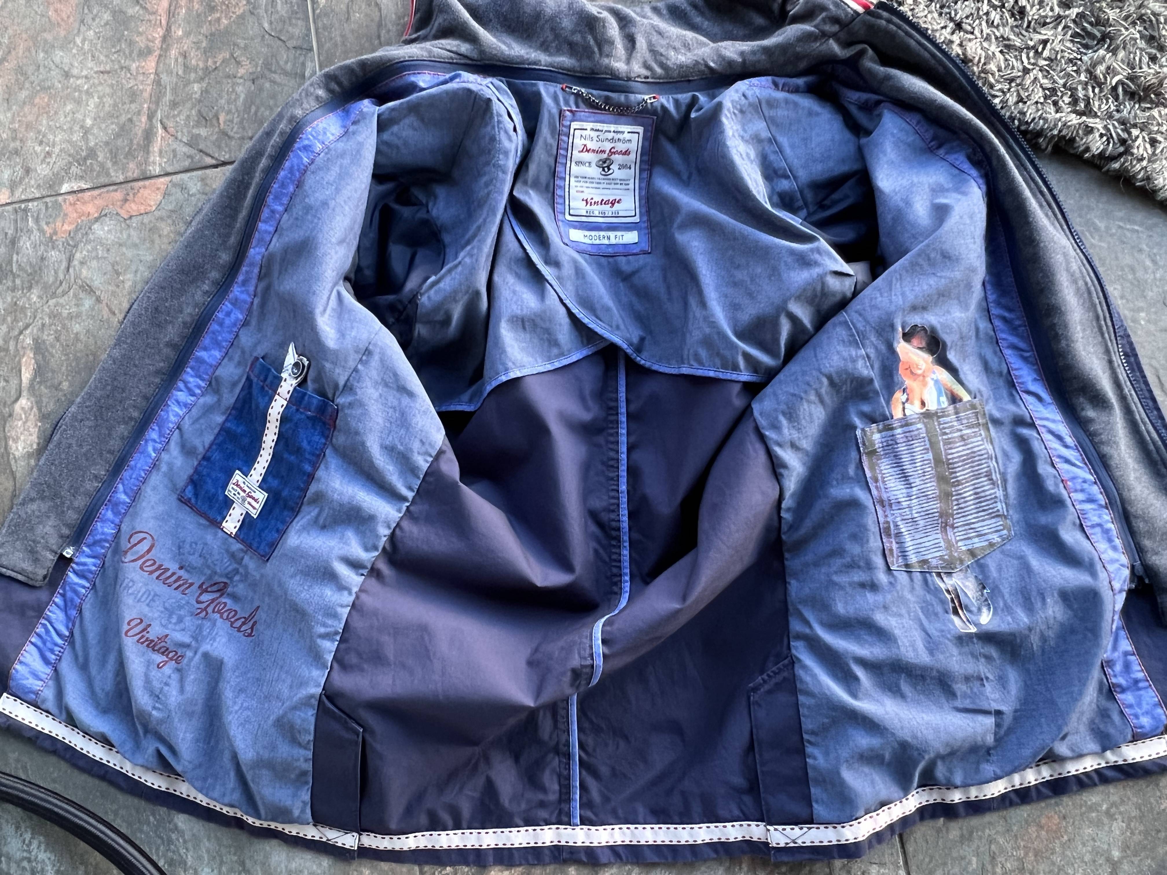 Nils Sundstrom Denim Goods blazer, L
