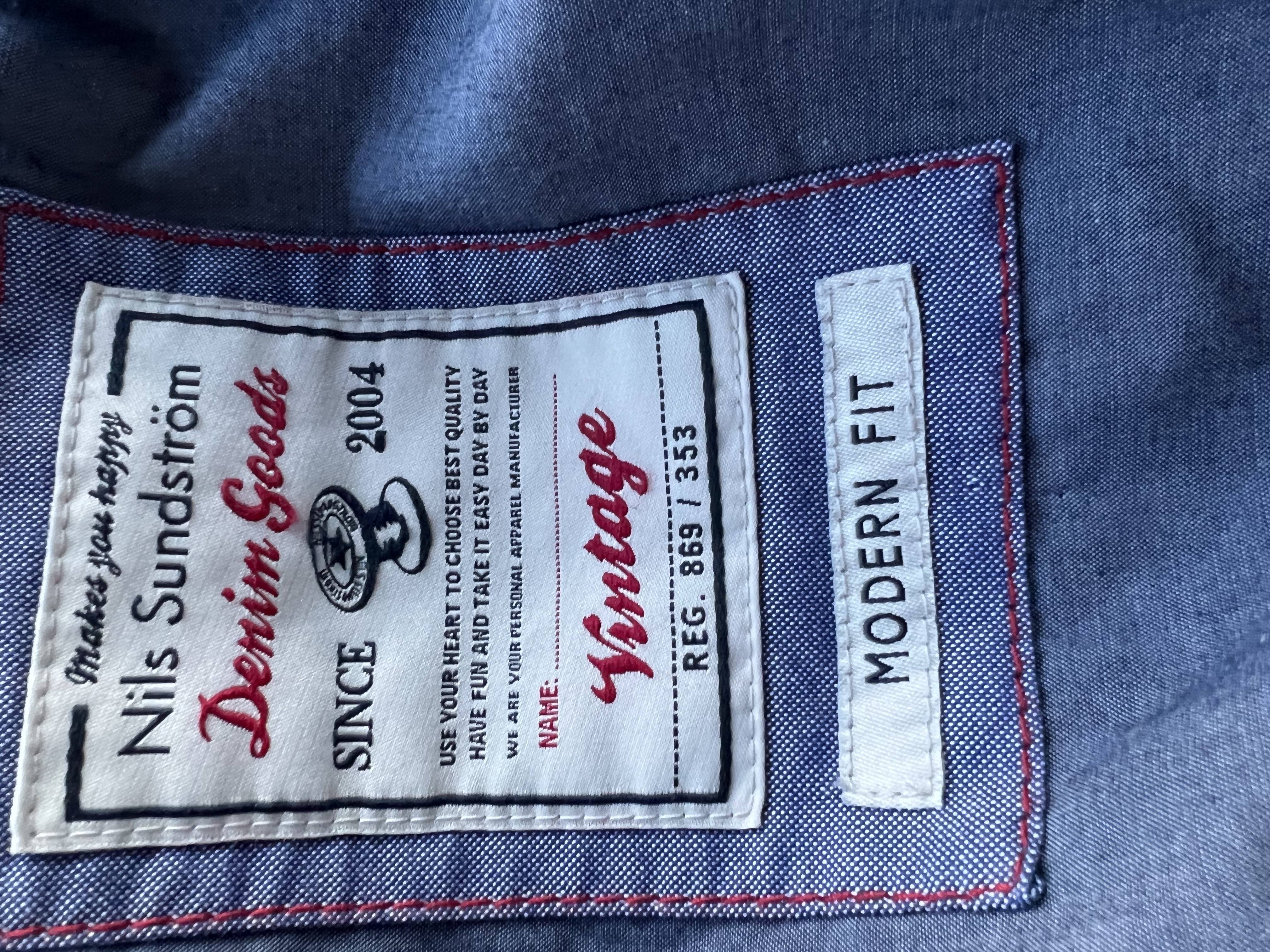 Nils Sundstrom Denim Goods blazer, L