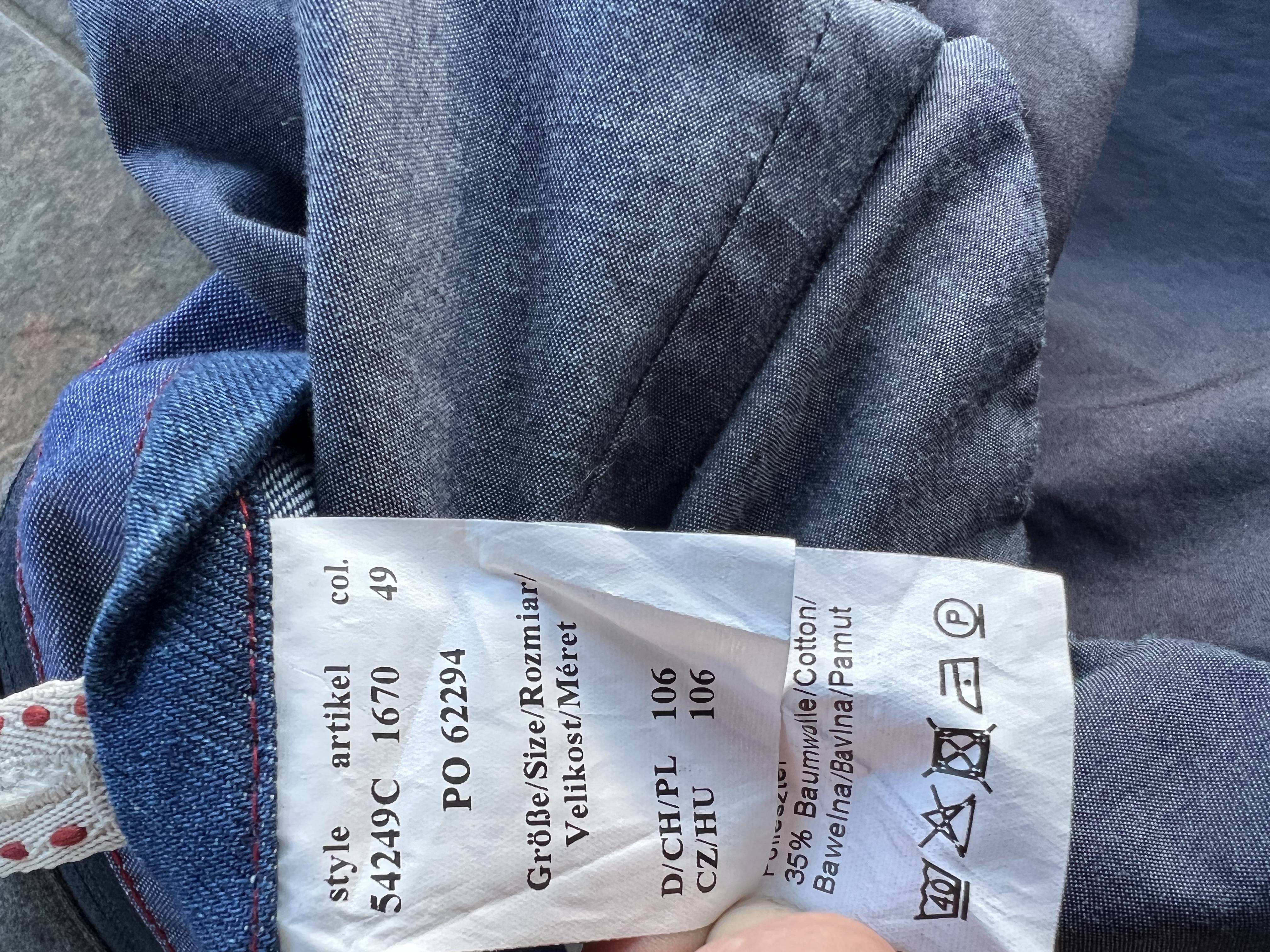 Nils Sundstrom Denim Goods blazer, L