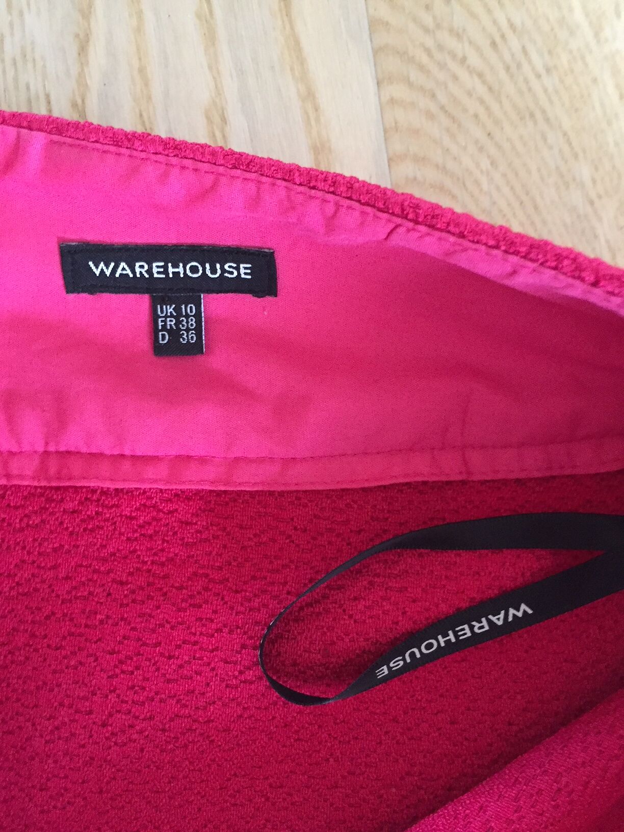 Warehouse pink skirt