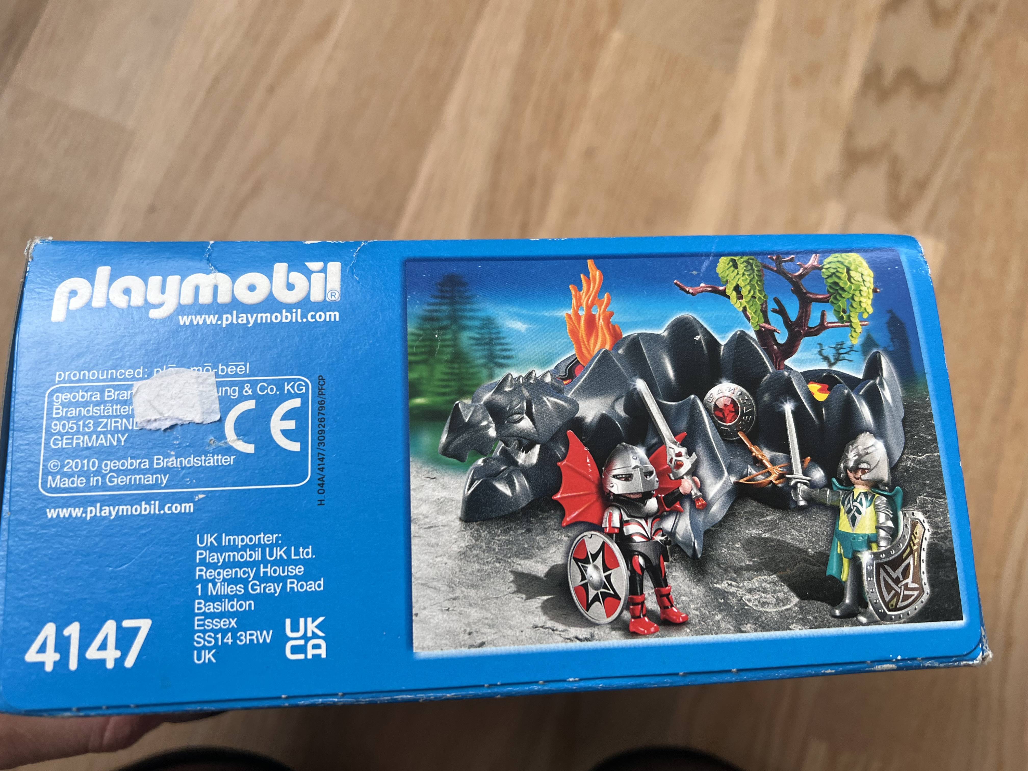 Playmobil - 4147 Dragon Rock Compact Set