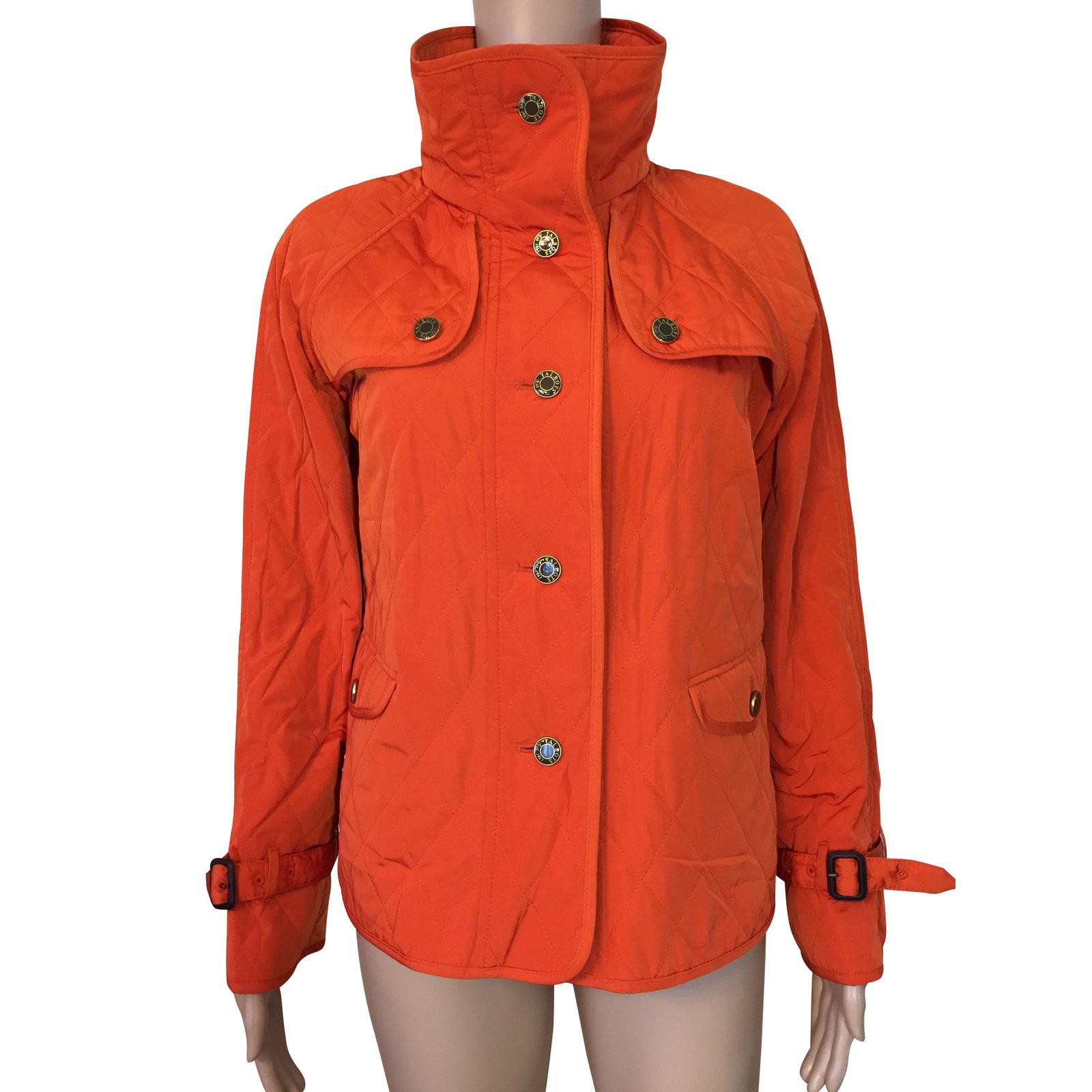 Talbots orange jacket