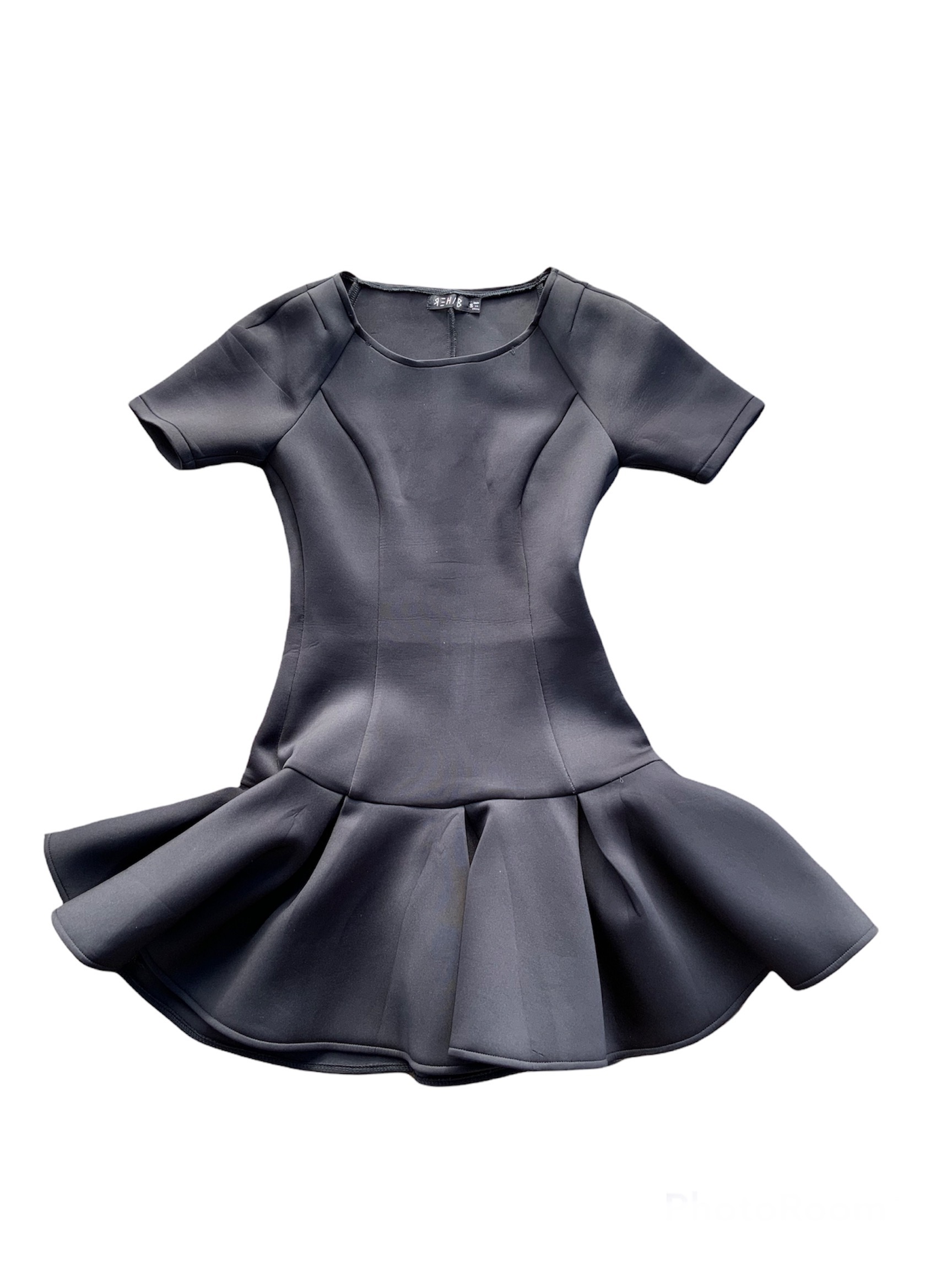 Nasty Gal black mini dress, s