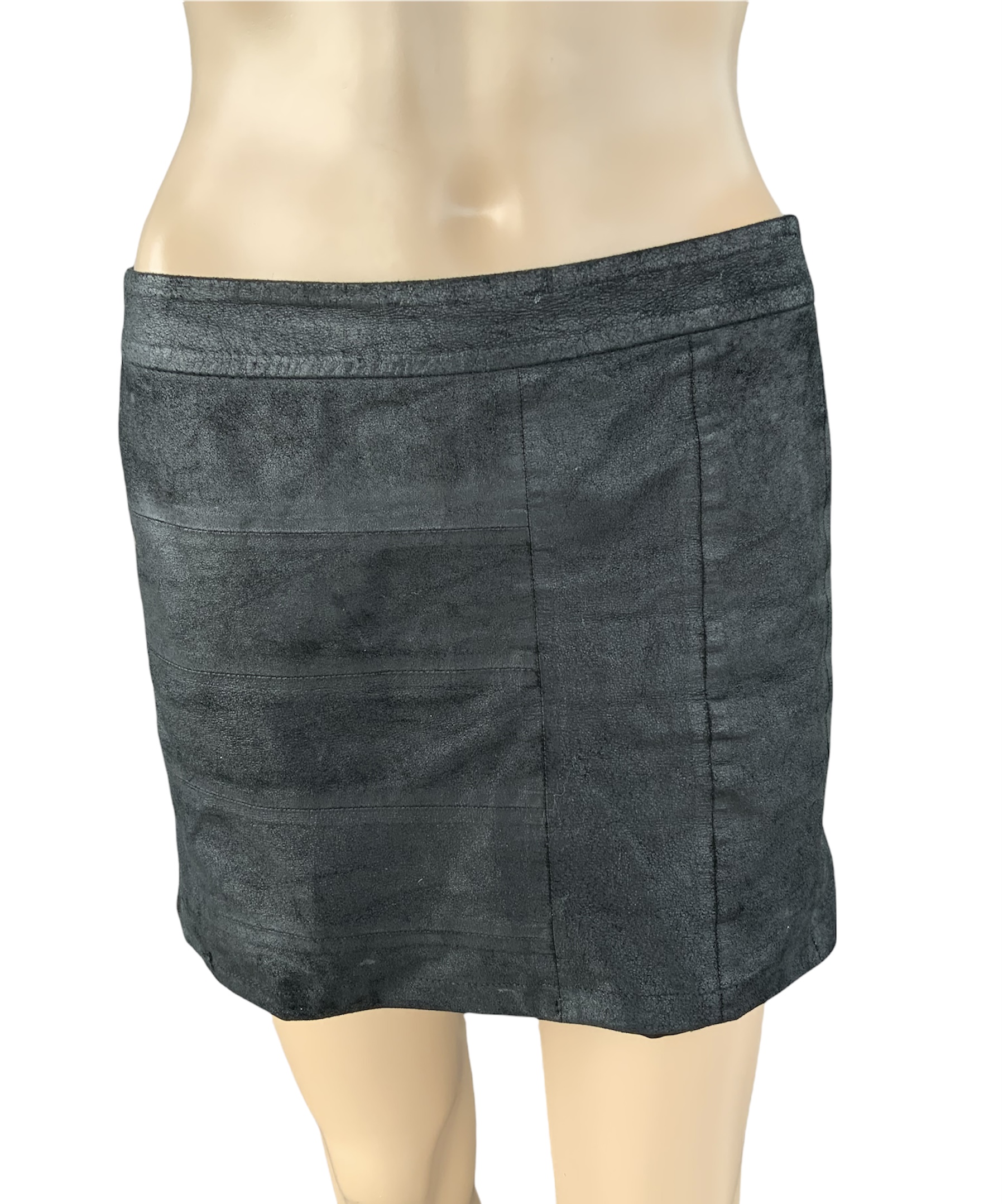 Gestuz leather mini skirt