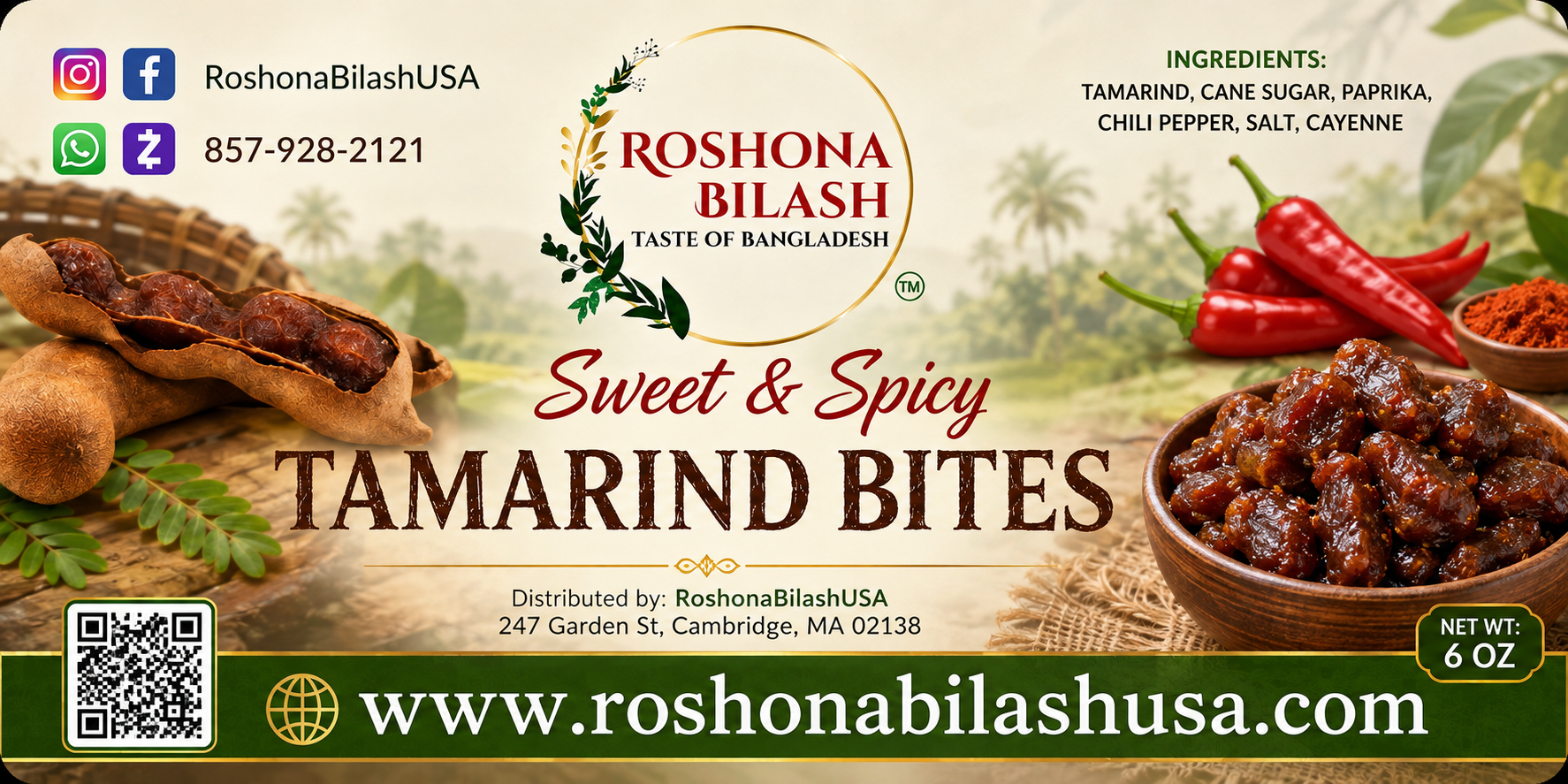 Sweet & Spice Tamarind Bites (6 oz)
