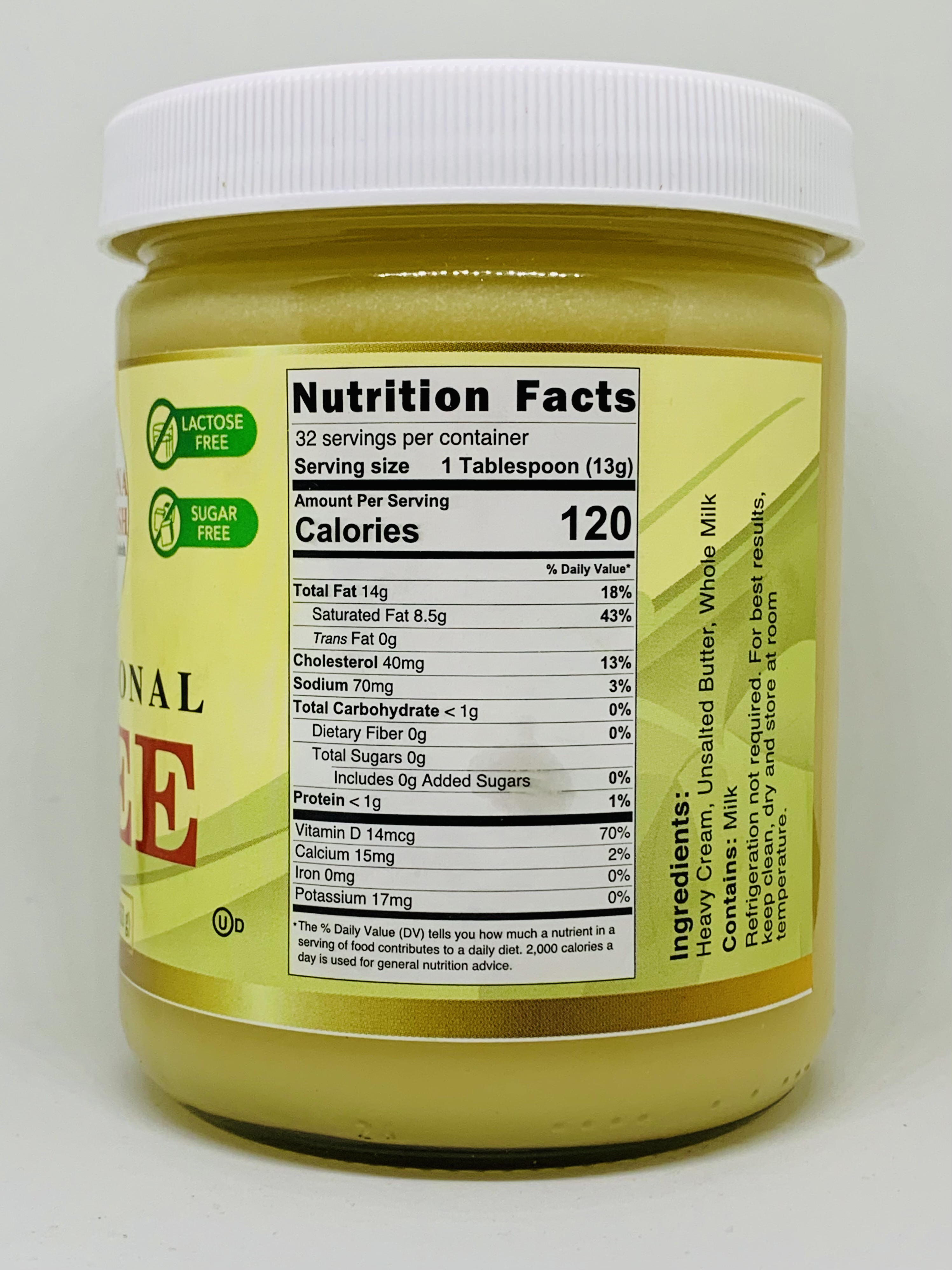 Set of 4 Traditional Ghee (16 oz)