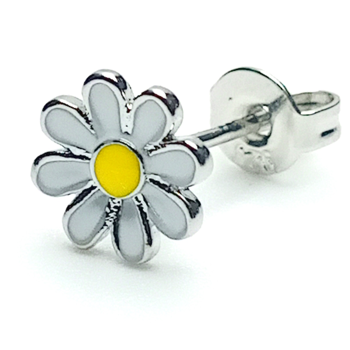 Daisy and Bee Stud Earrings (Silver / Gold)