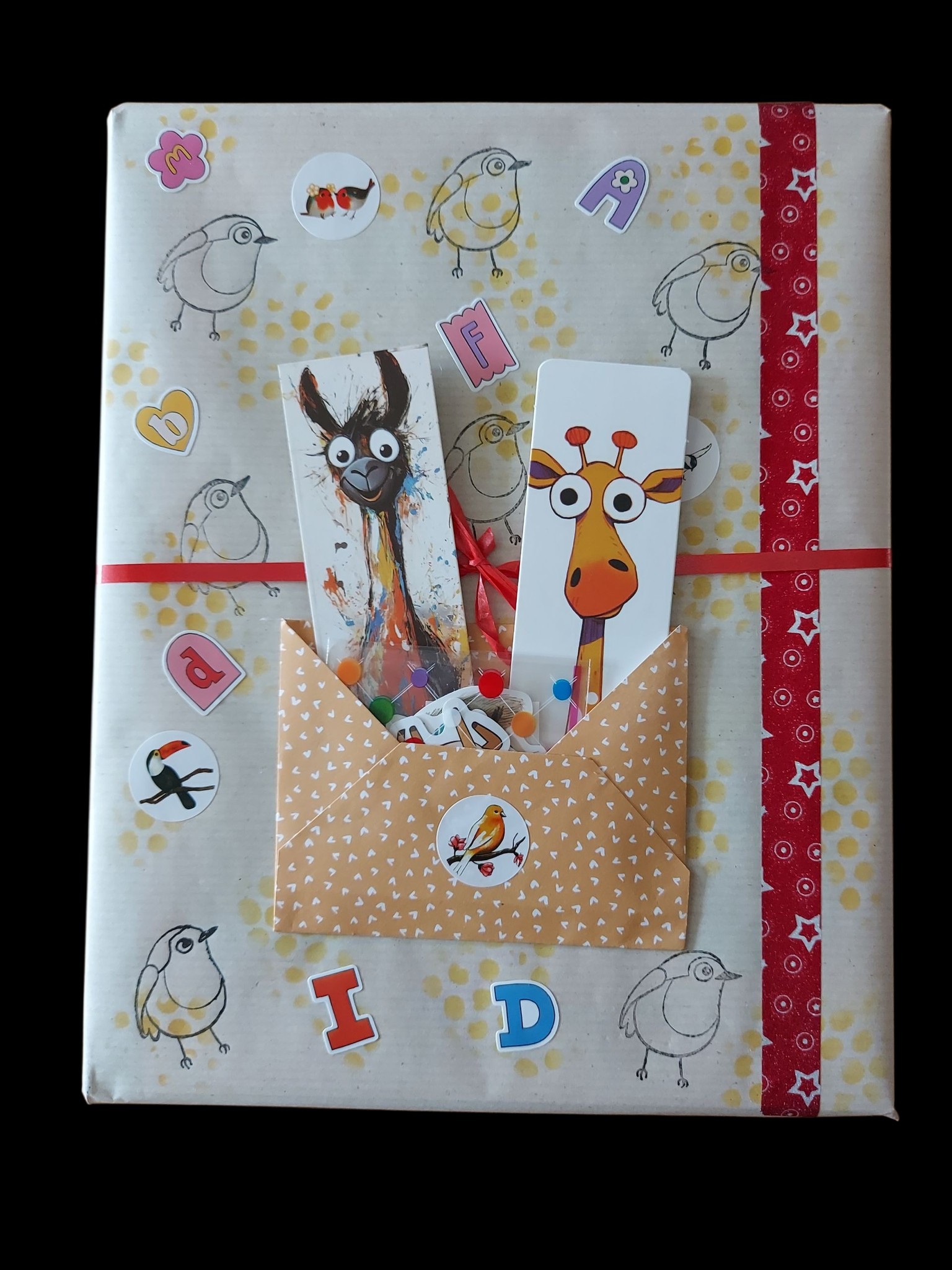 (K2) Kids surprise book package hardback book with free gifts - age 6-8yrs