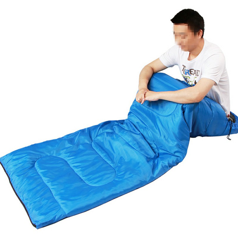 Zip Up Sleeping Bag Blue