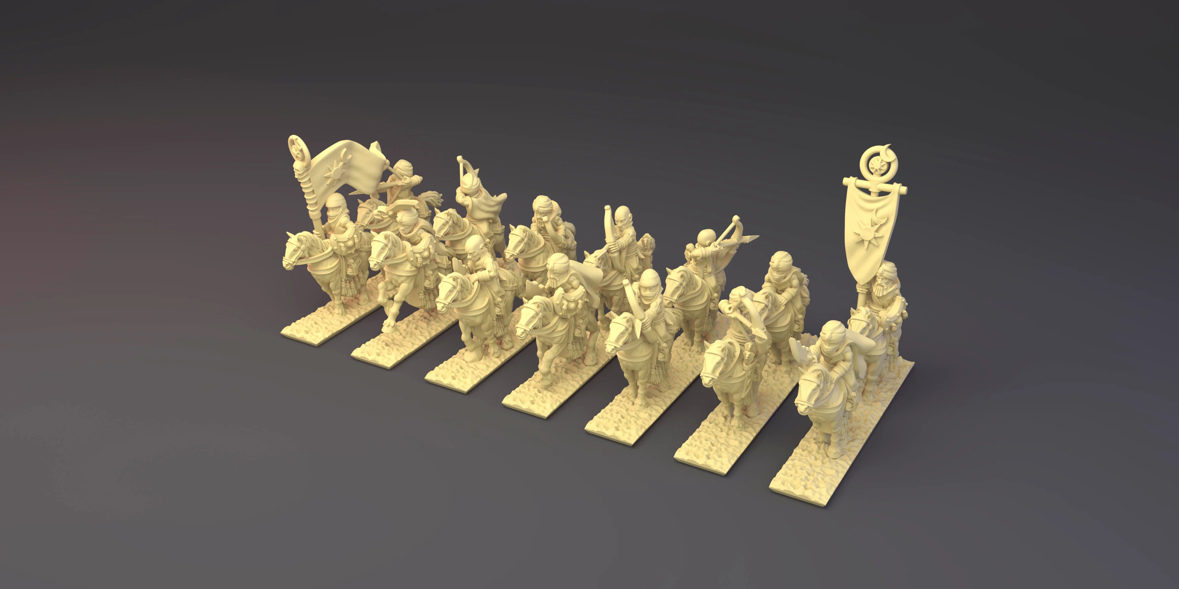Desert Riders Unit -  10mm Araby - Greensin Miniatures - Warmaster